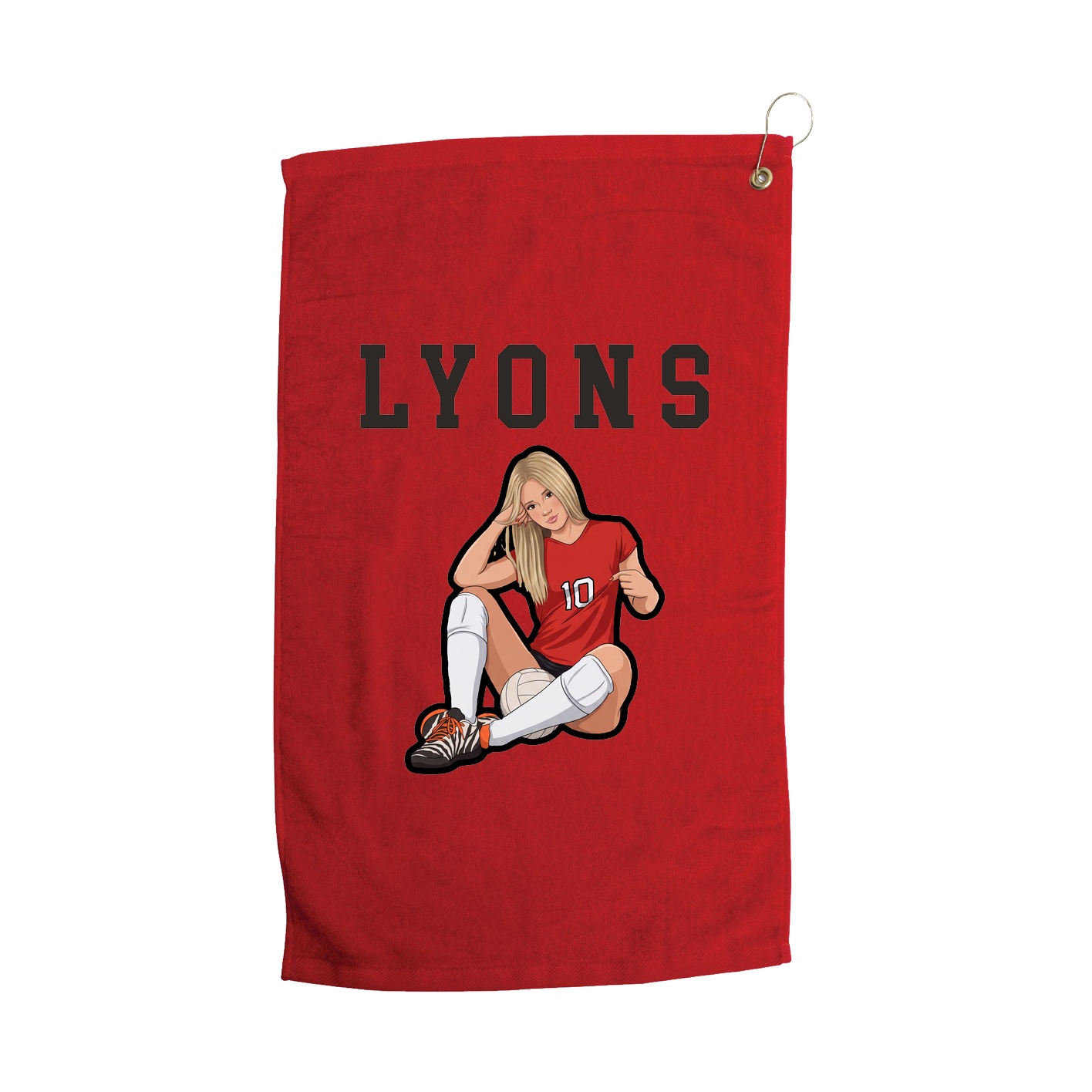 Golf Towel — Shirsey in Red