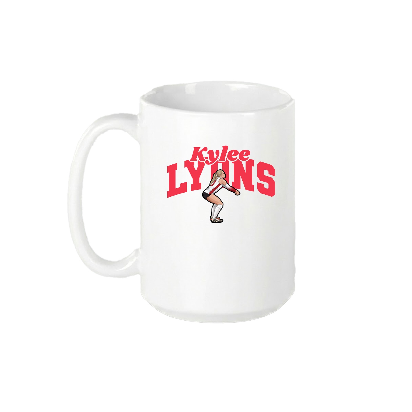 15oz Coffee Mug — Signature Arch in White