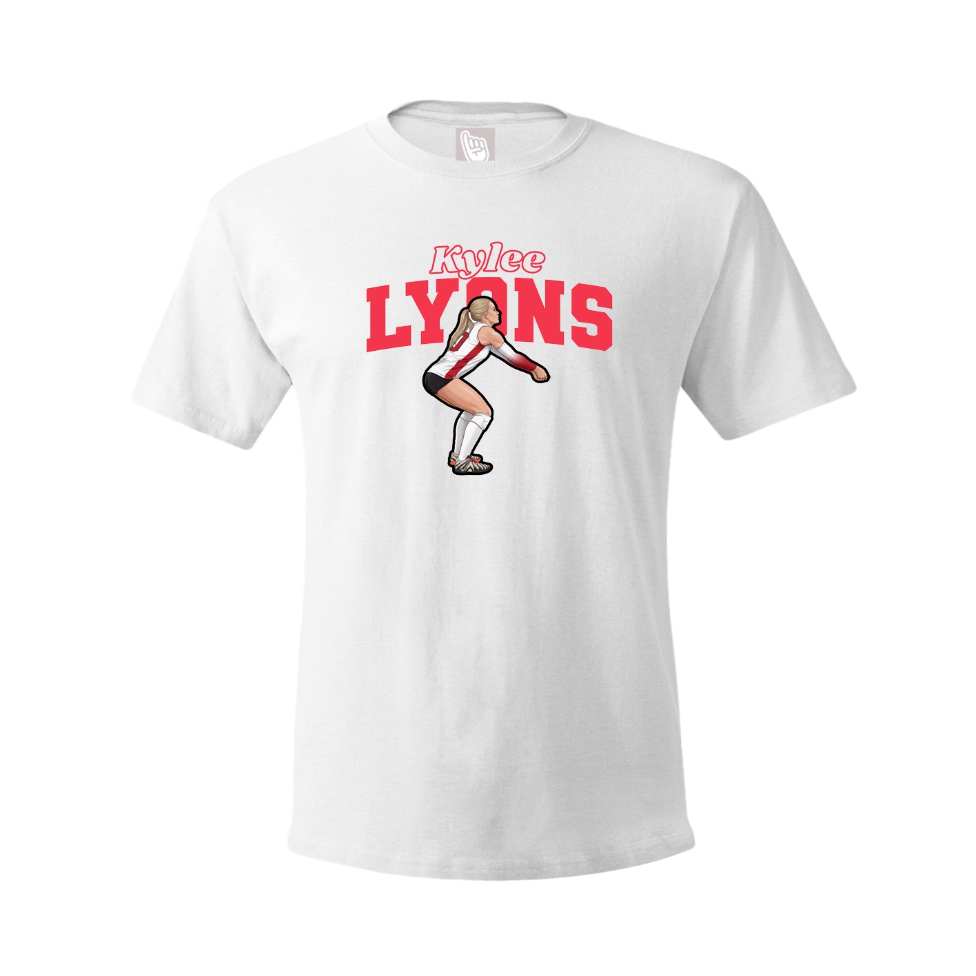 Tee — Name Arch in White