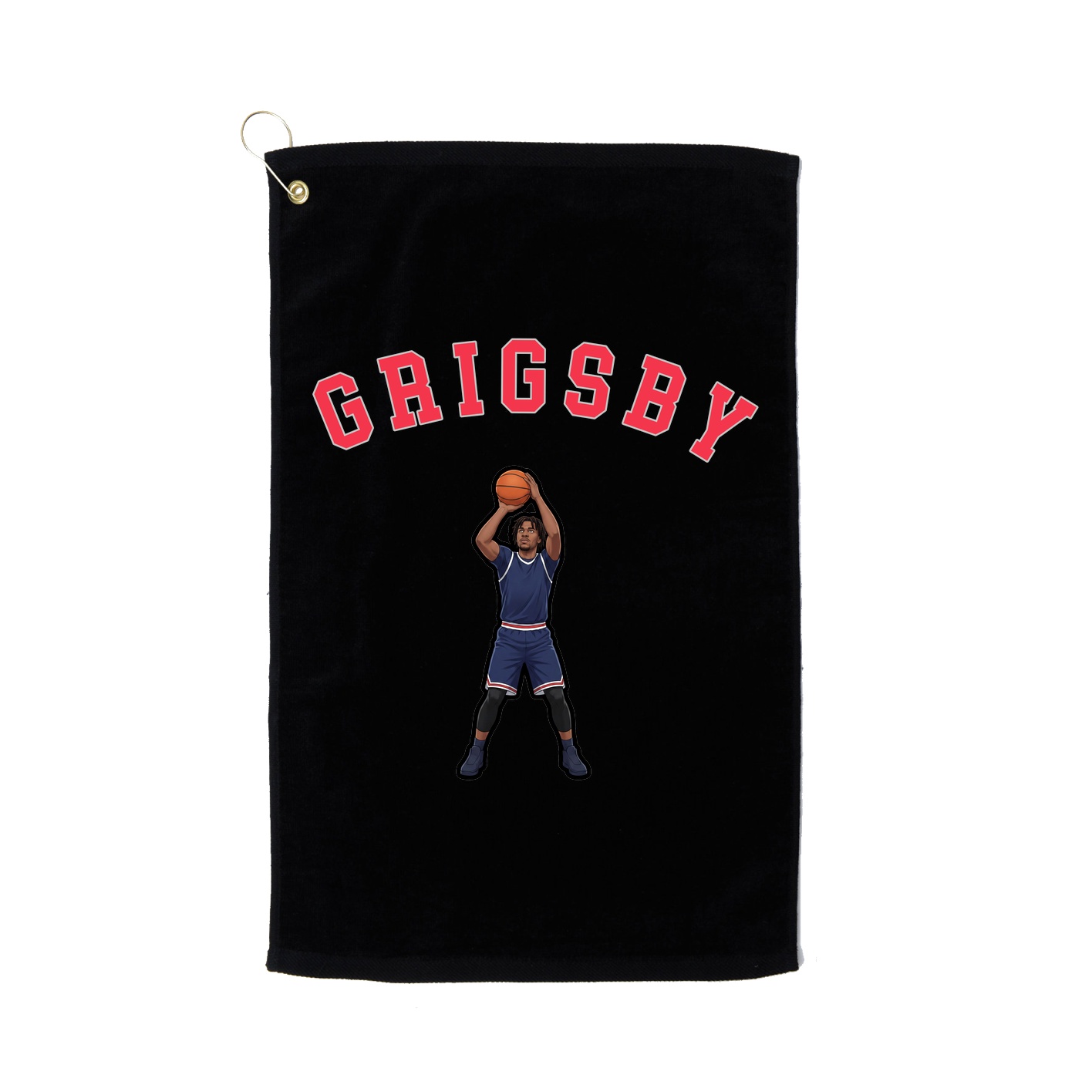 Golf Towel — Shirsey Arch in Black