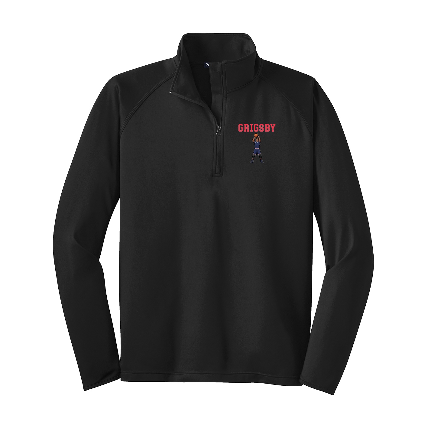 Q-Zip Pullover — Shirsey in Black
