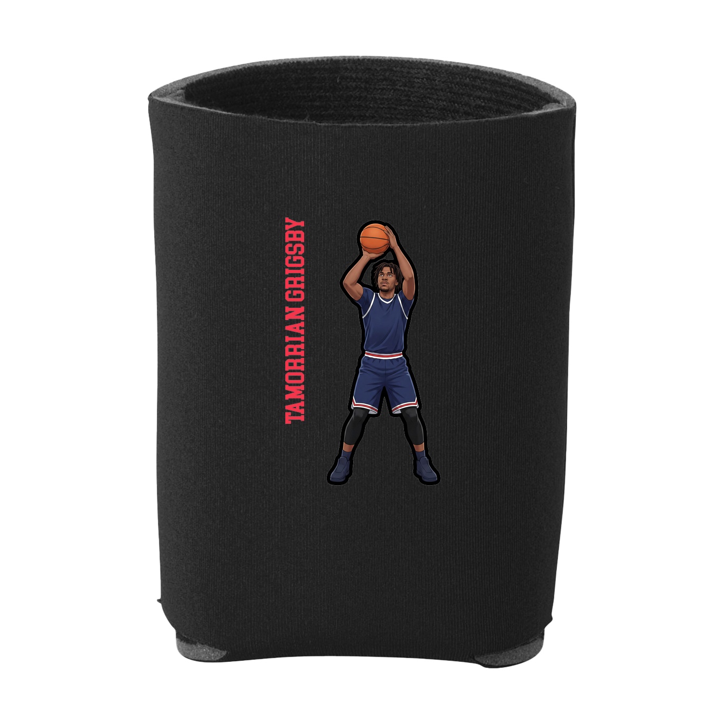 Can Holder — Name Vertical in Black