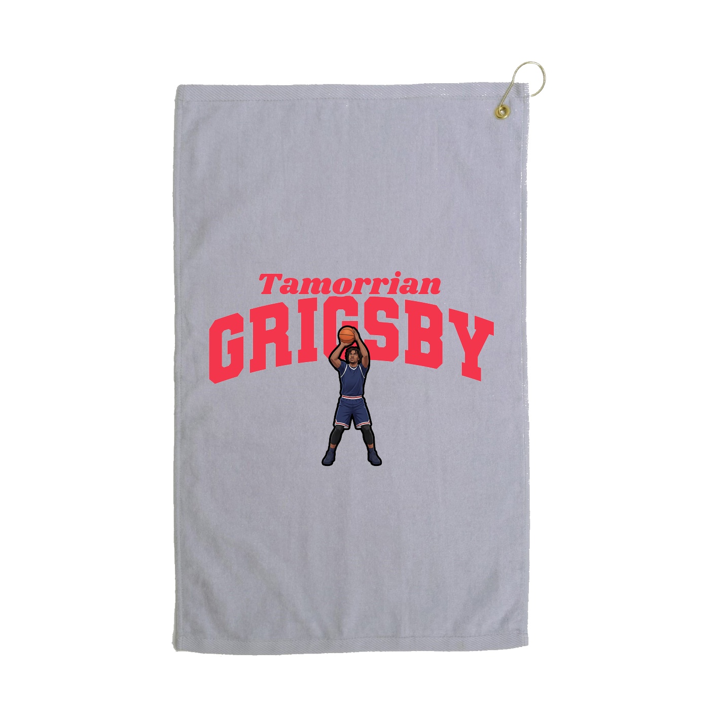 Golf Towel — Signature Arch in Grey