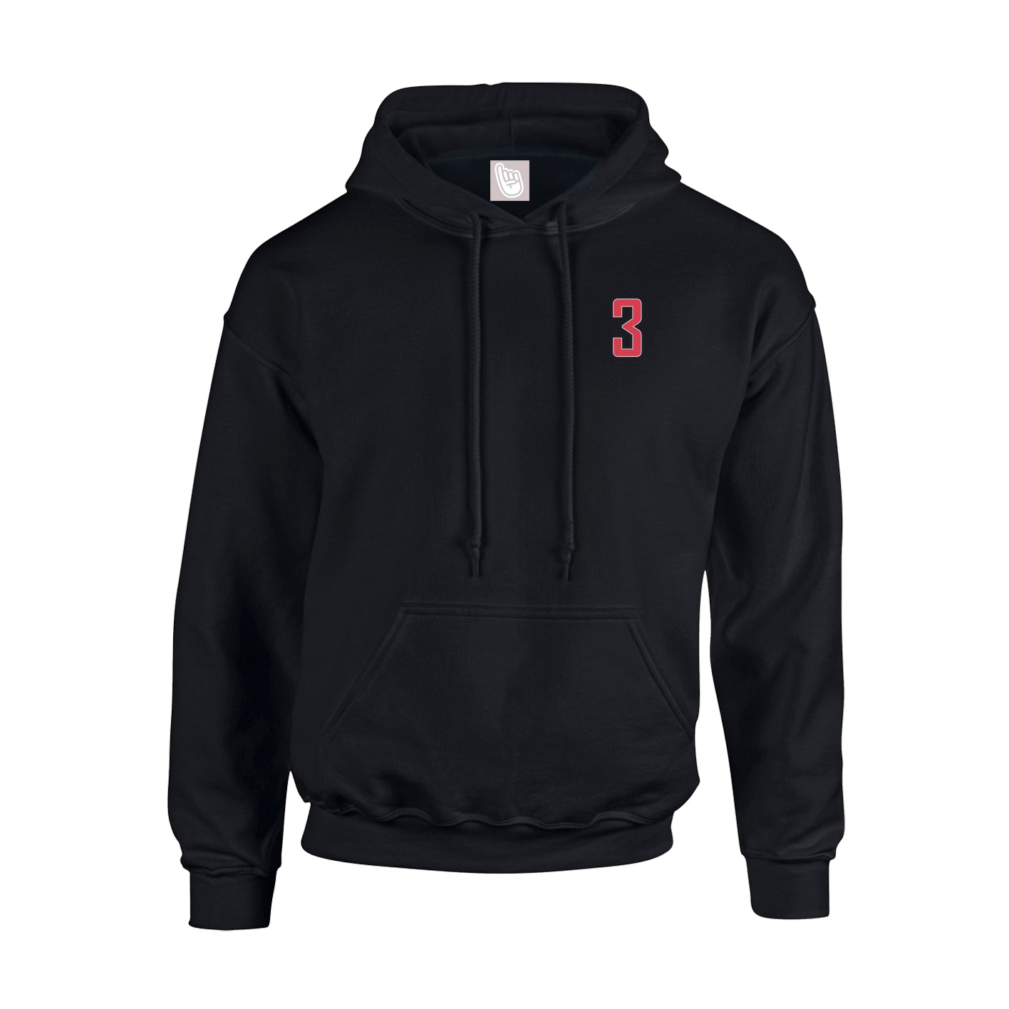 Youth Hoodie — Front Shirsy in Black