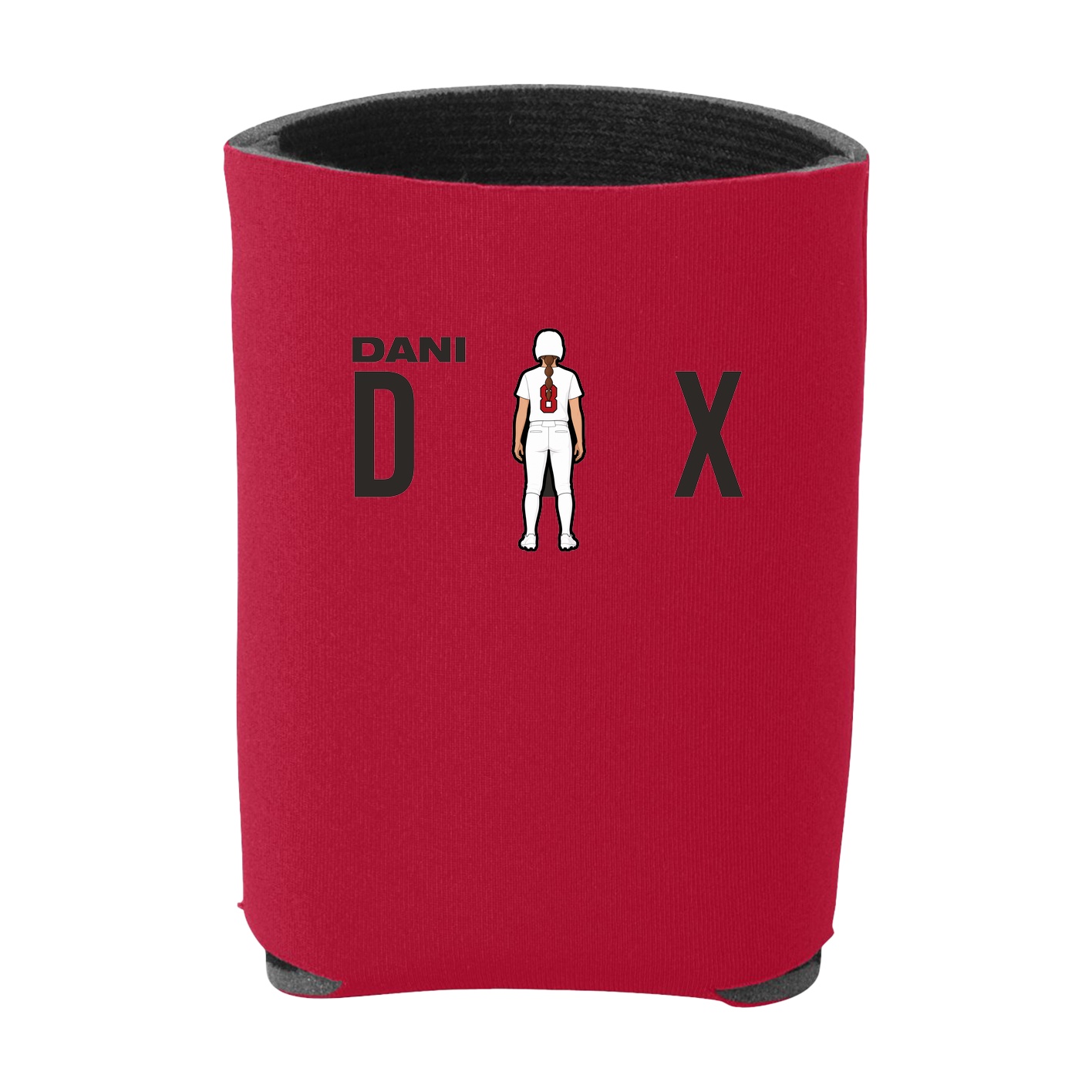 Can Holder — Player Name in Red
