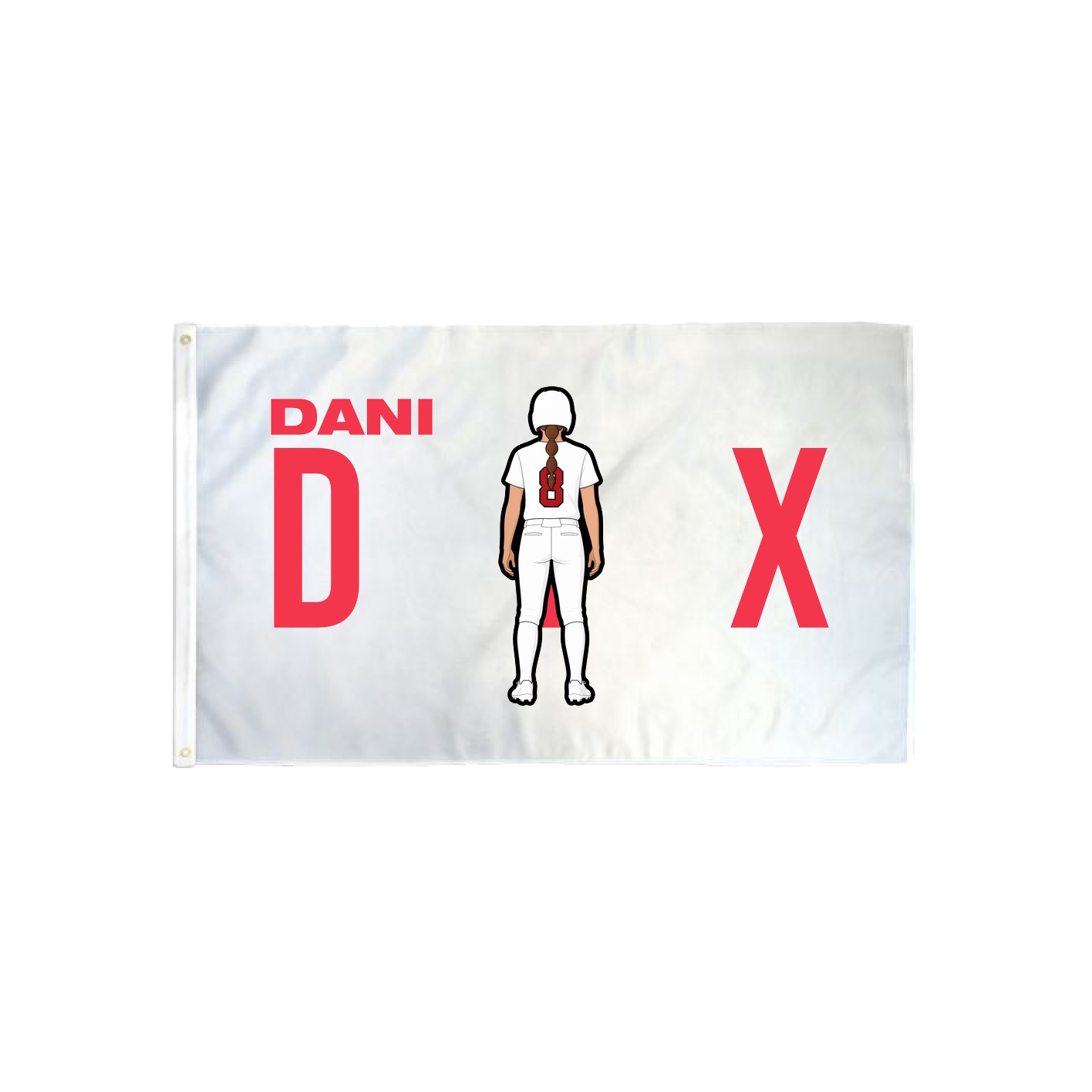 3x5 Flag — Player Name in Classic