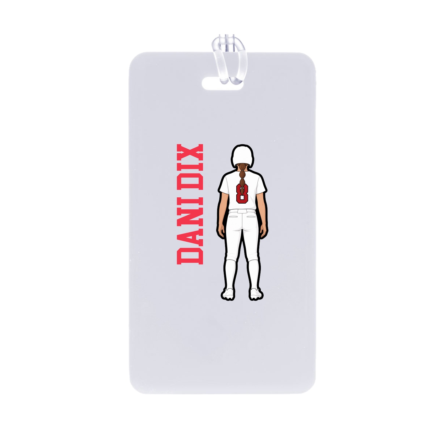 Bag Tag — Name Vertical in Classic