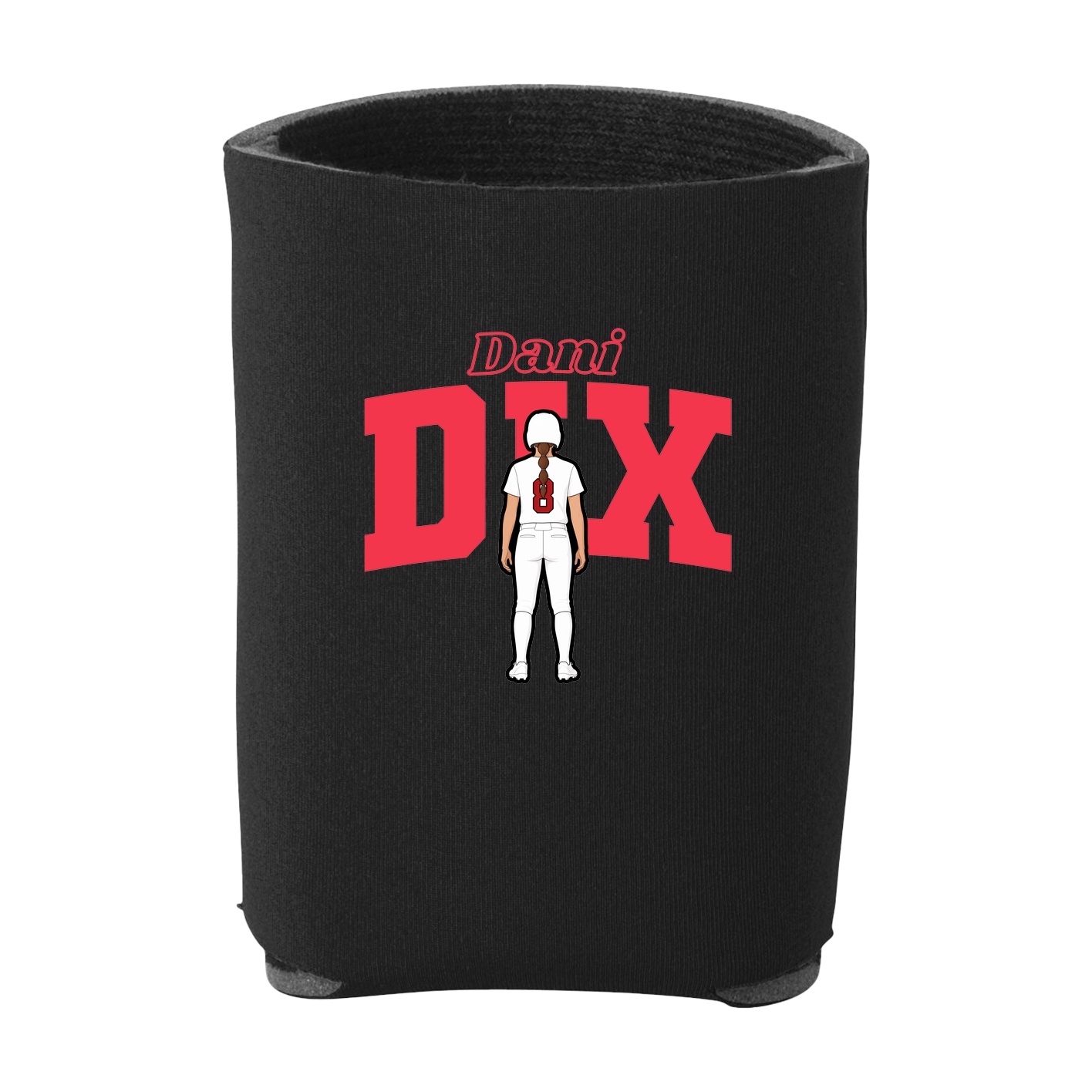 Can Holder — Name Arch in Black