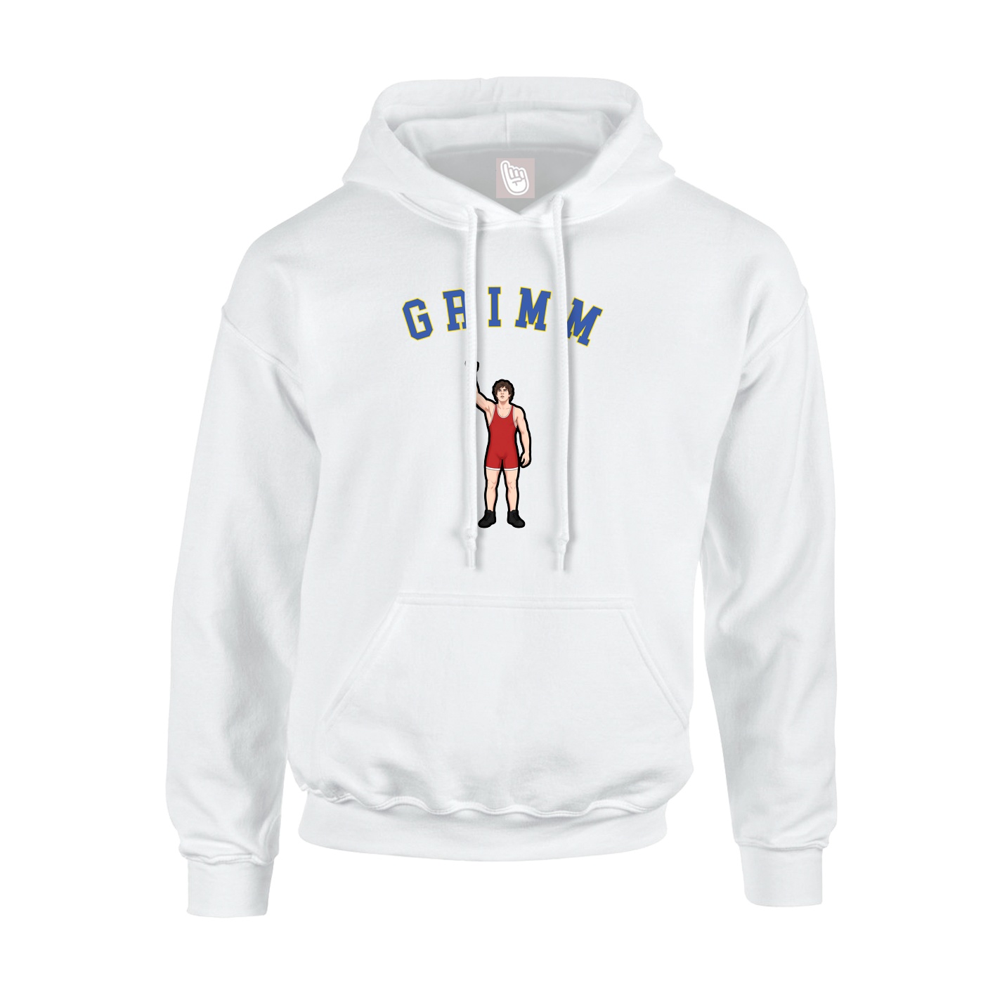 Youth Hoodie — Shirsey Arch in White