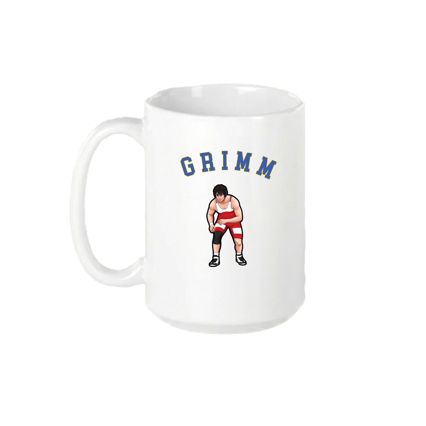 15oz Coffee Mug — Shirsey Arch in White