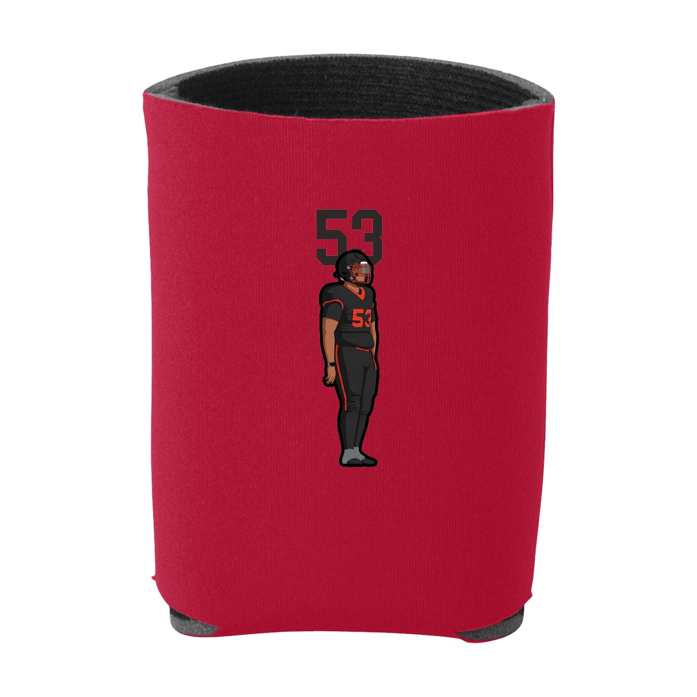 Can Holder — Number Top in Red