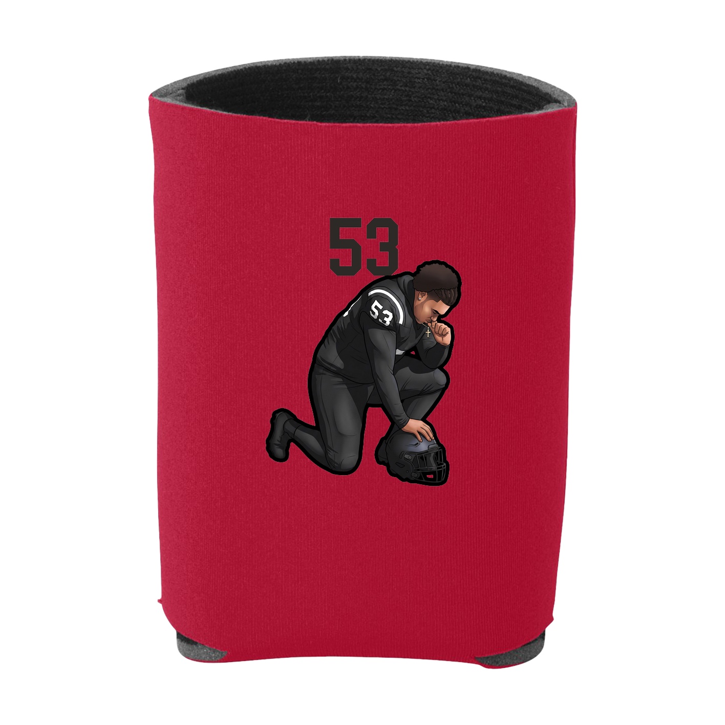 Can Holder — Number Top in Red