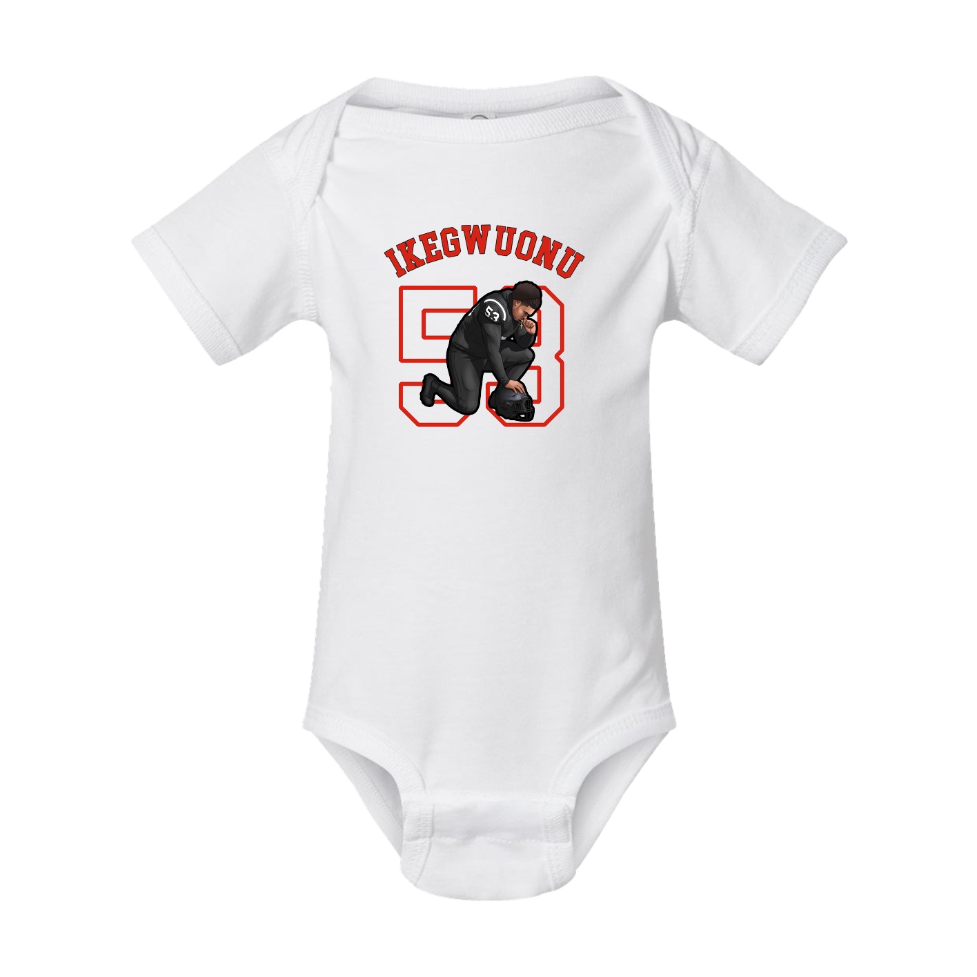 Baby Onesie — Shirsey Arch in White