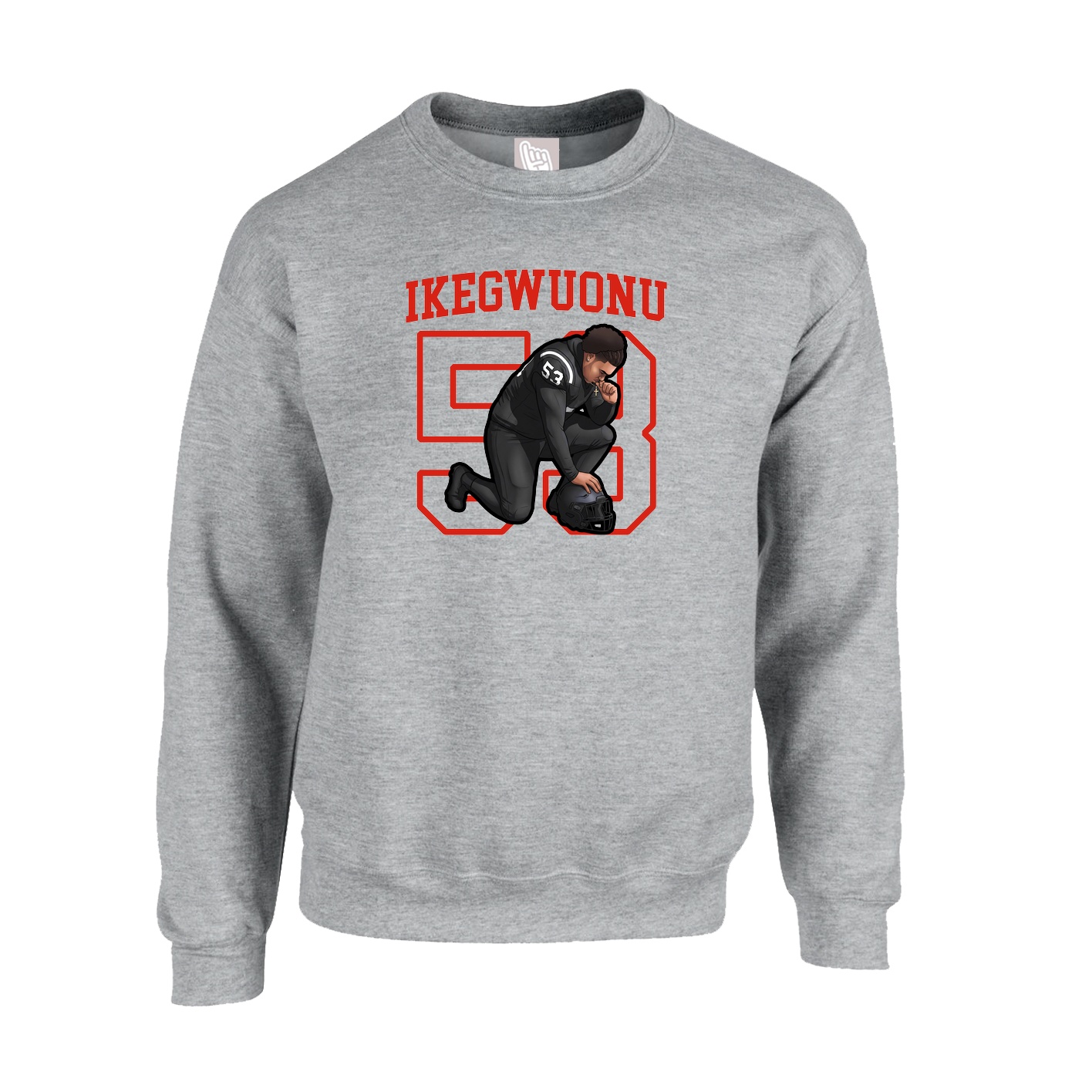 Fleece Crew — Shirsey in Grey