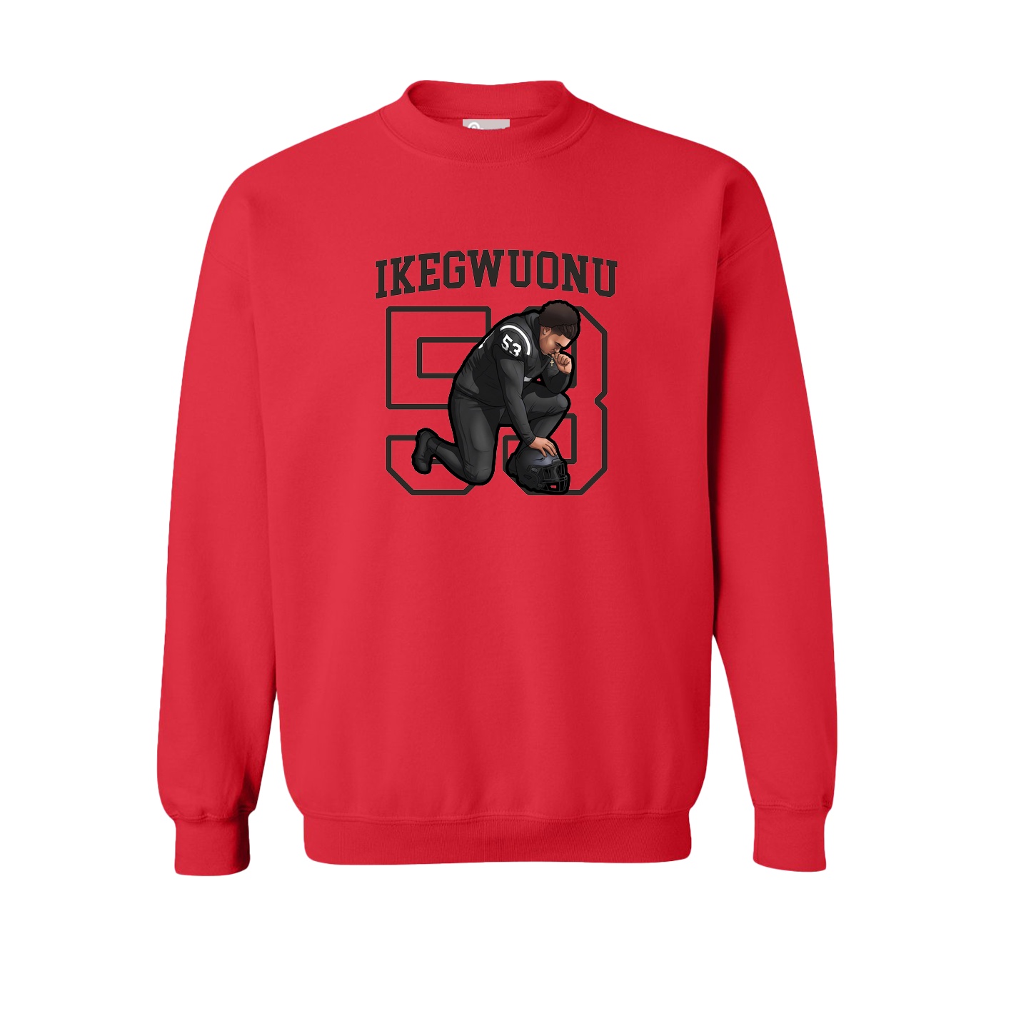 Fleece Crew — Shirsey in Red