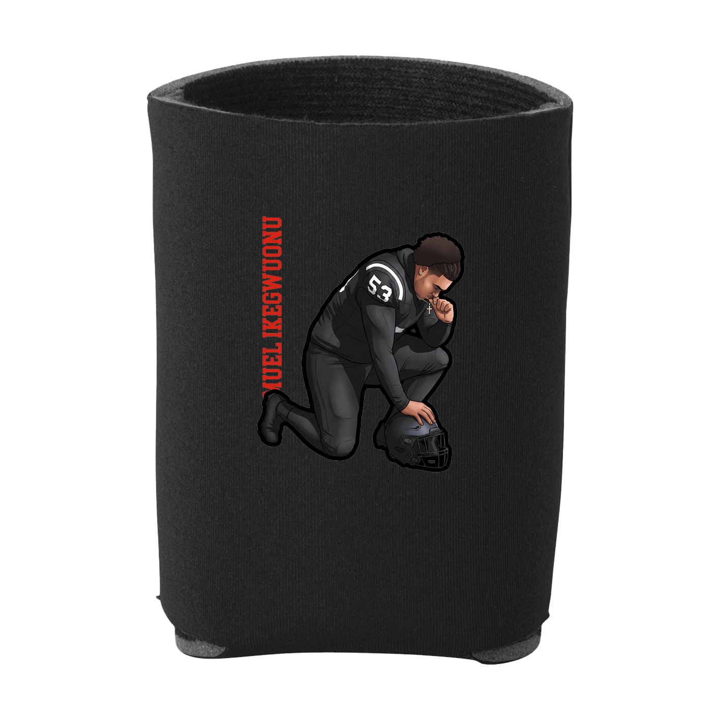 Can Holder — Name Vertical in Black