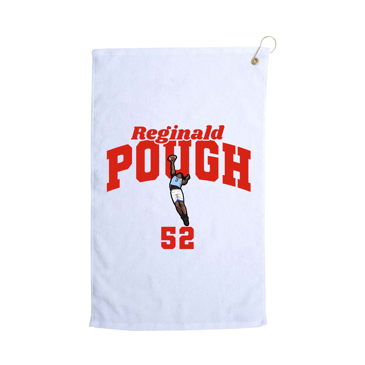 Golf Towel — Signature Arch in White