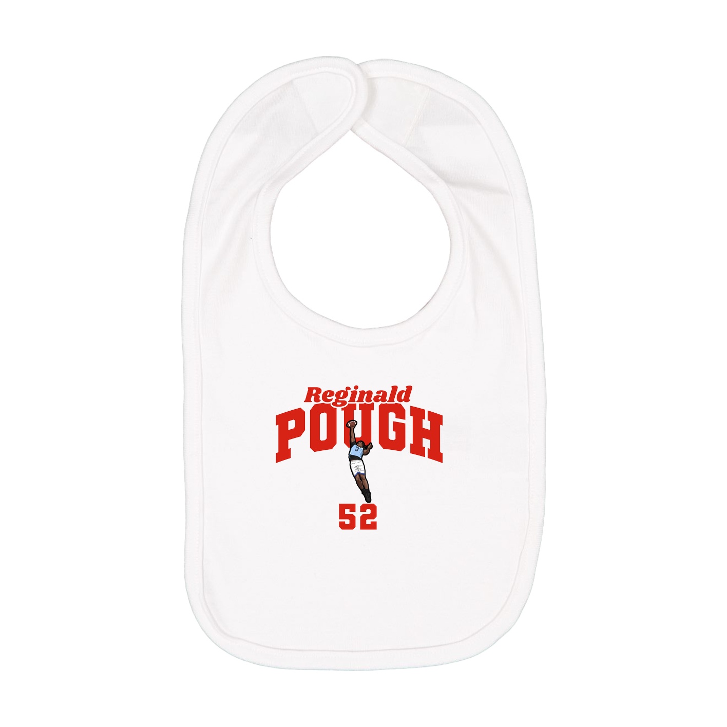 Infant Bib — Signature Arch in White