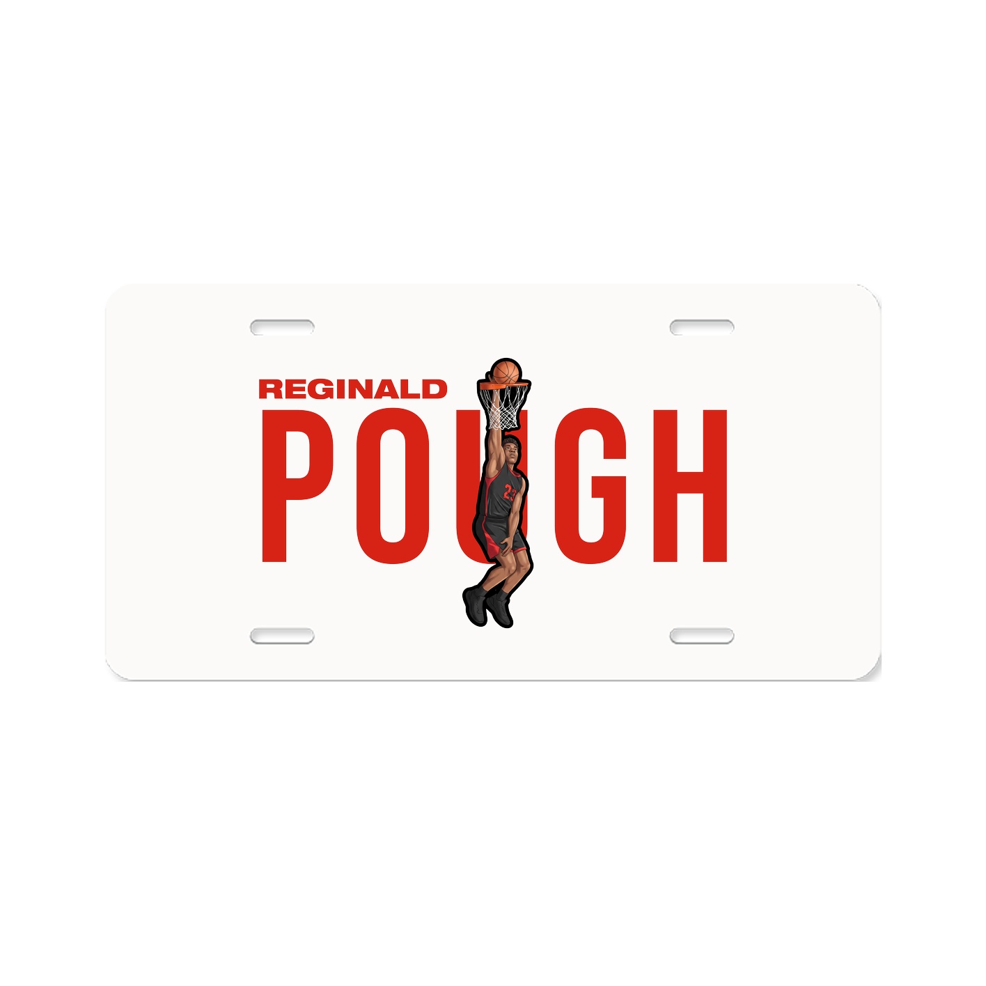 License Plate — Player Name in Classic