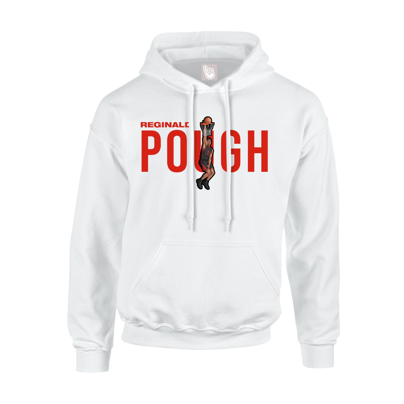 Youth Hoodie — Player Name in White