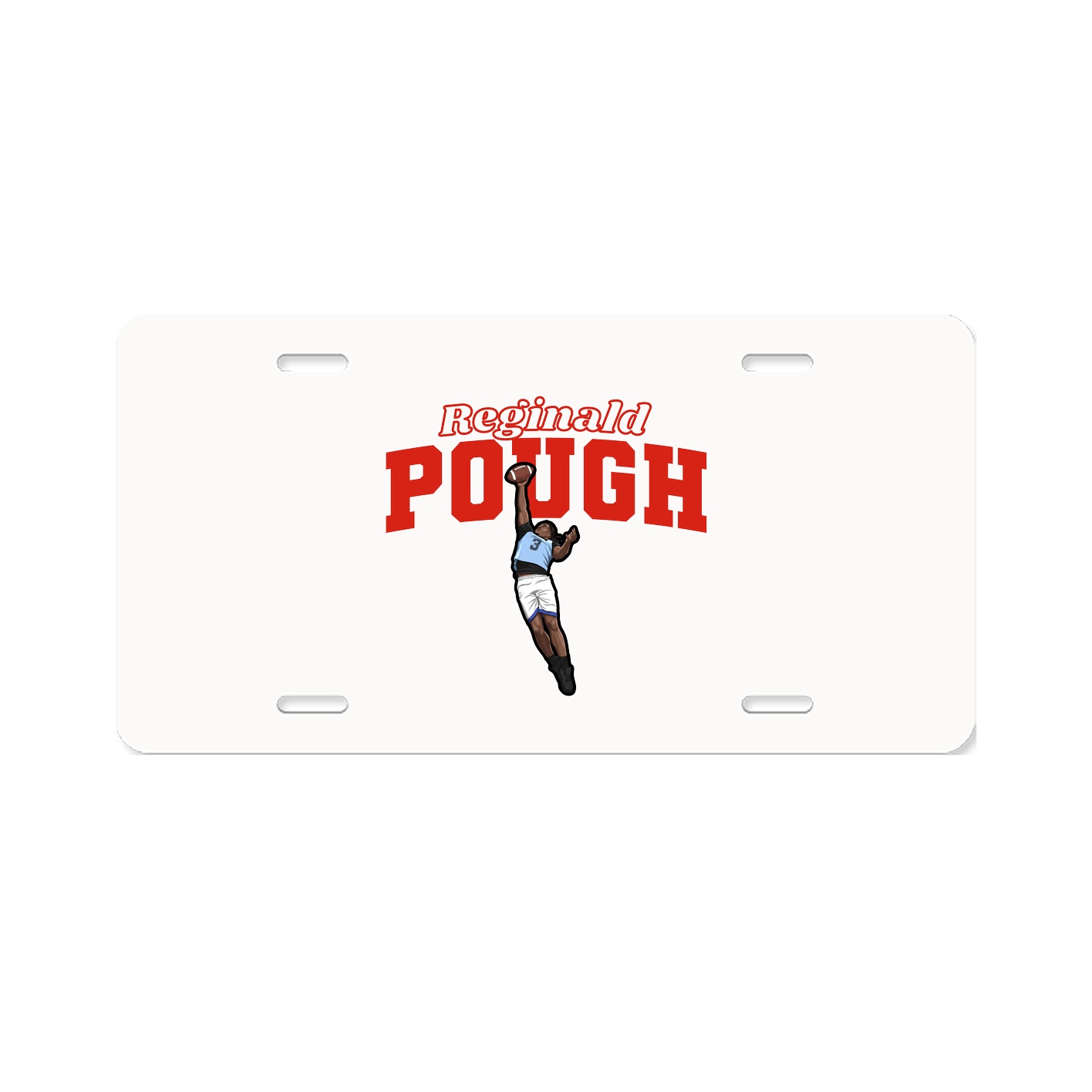 License Plate — Name Arch in Classic