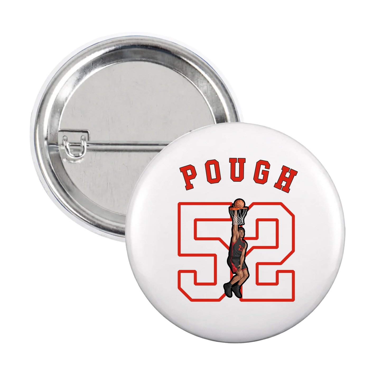 Game Day Button — Shirsey Arch in White
