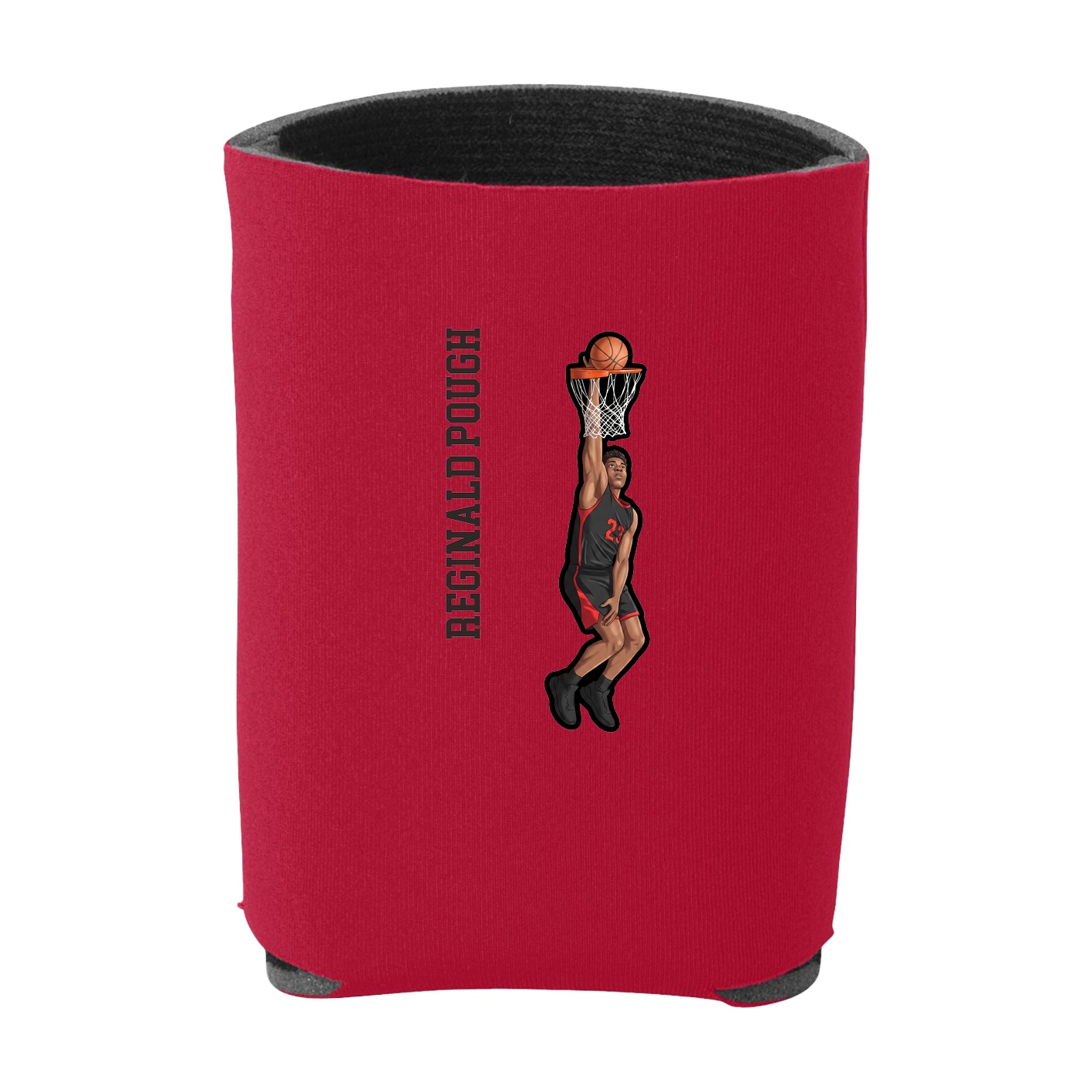 Can Holder — Name Vertical in Red