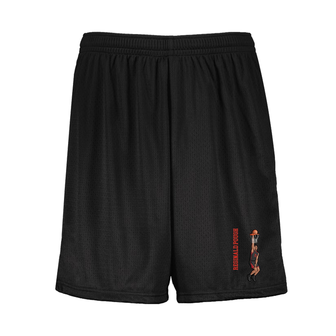 Shorts — Name Vertical in Black