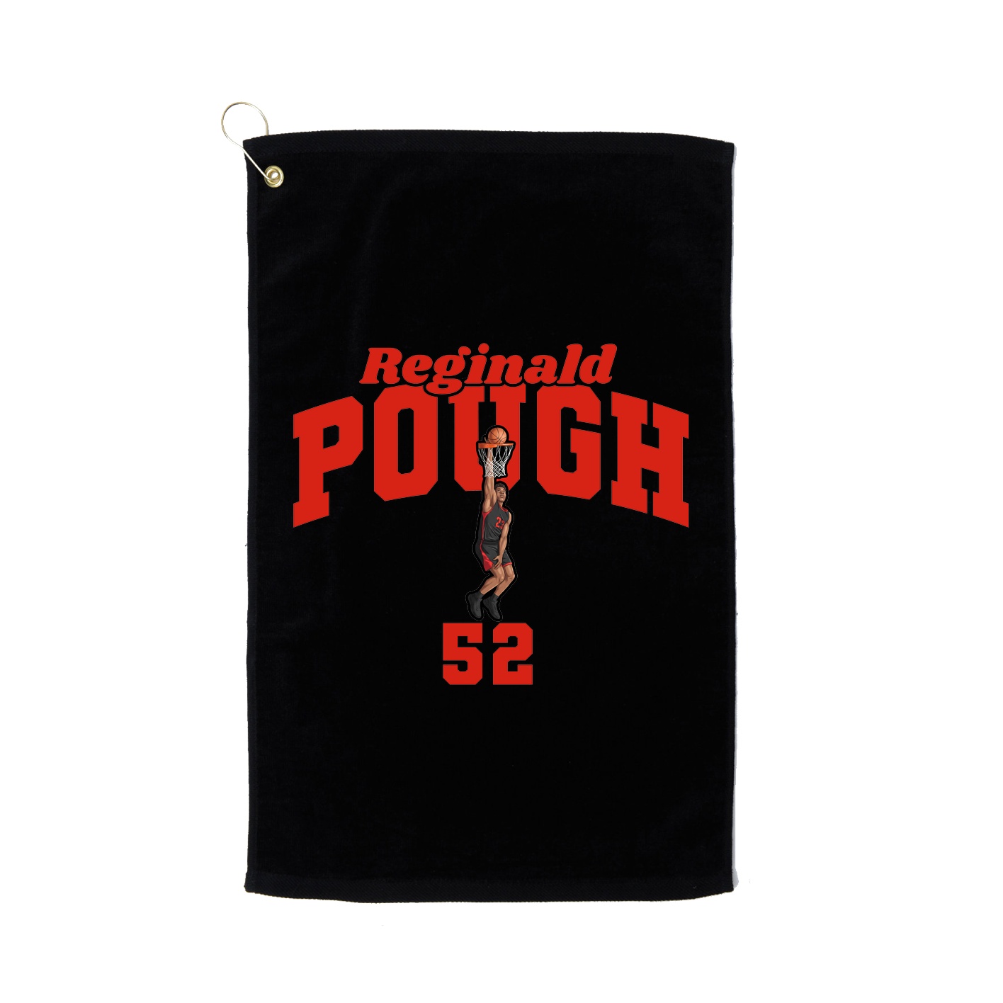 Golf Towel — Signature Arch in Black
