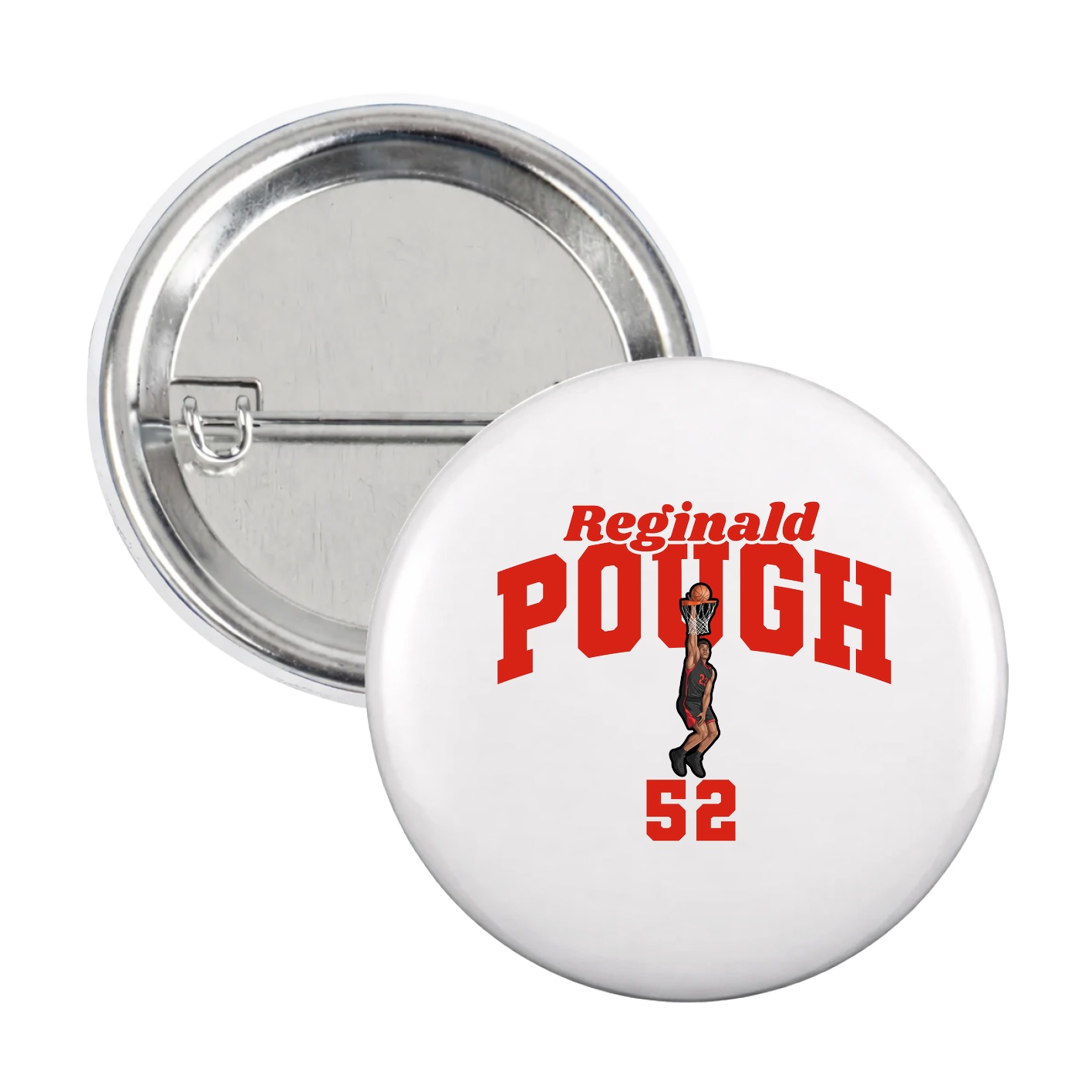Game Day Button — Signature Arch in White