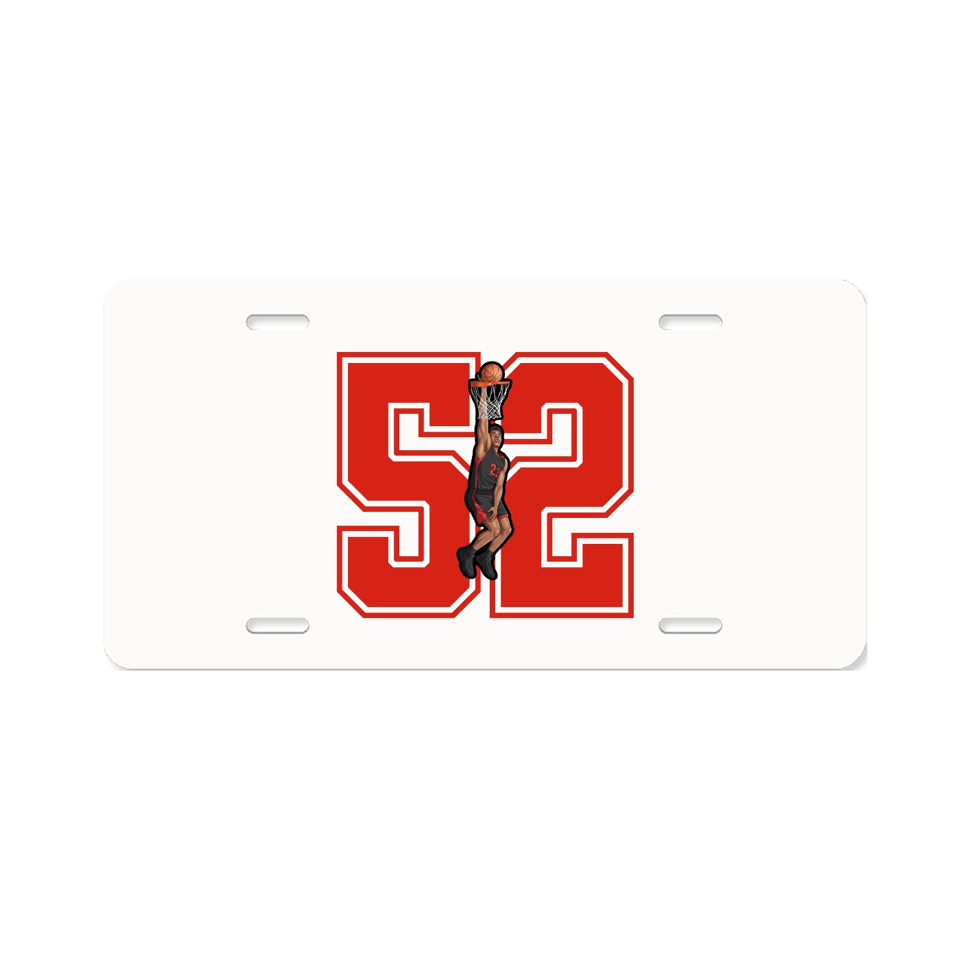 License Plate — Number in Classic
