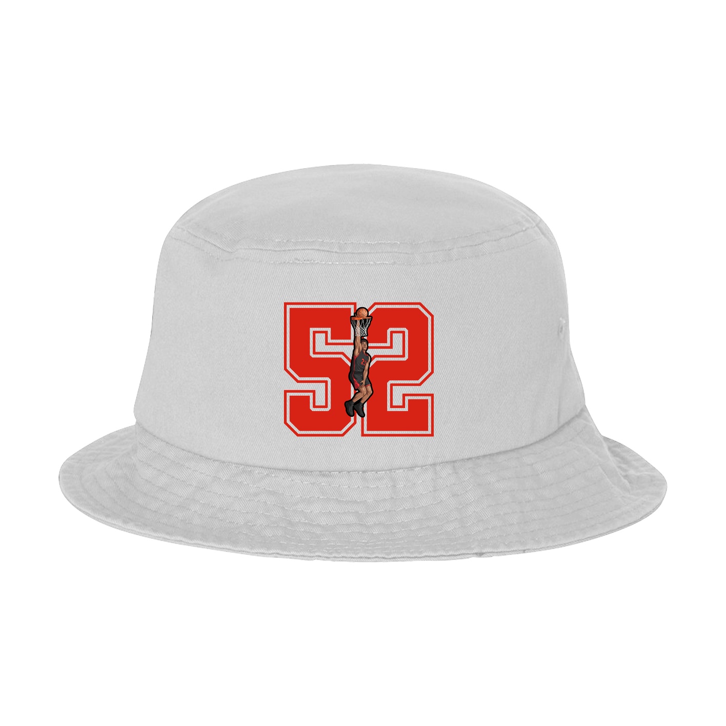 Bucket Cap — Number in White