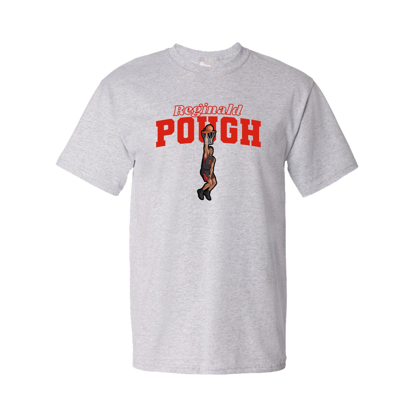 Youth Tee — Name Arch in Grey