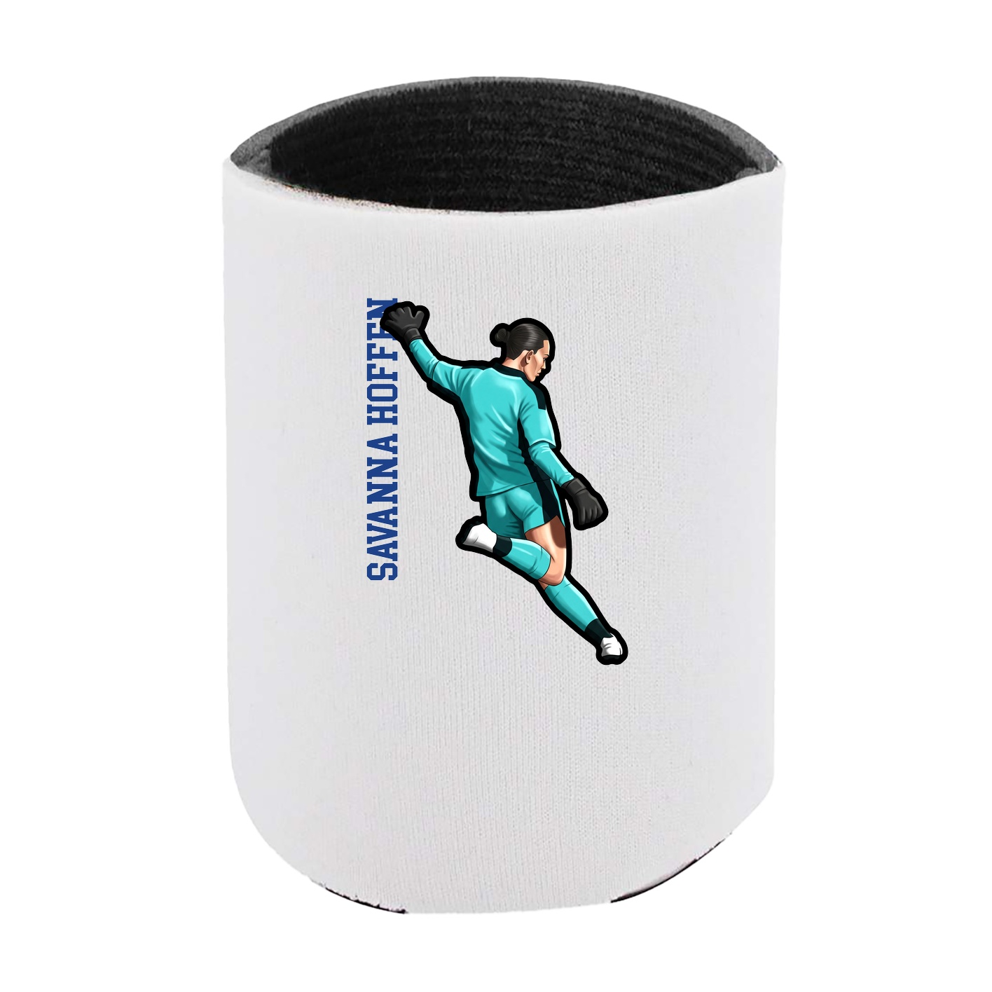 Can Holder — Name Vertical in White