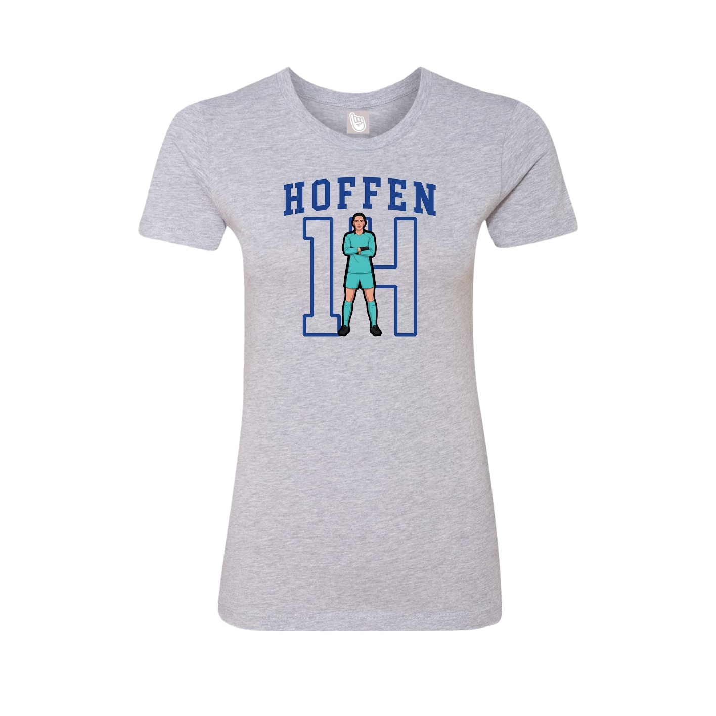 Fitted Women's Tee — Shirsey in Grey