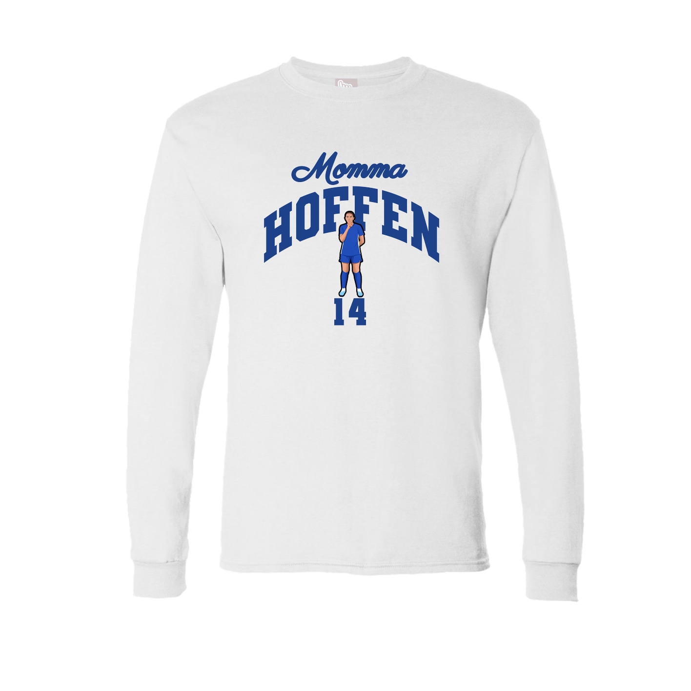 Long Sleeve Tee — Mothers Day Arch in White