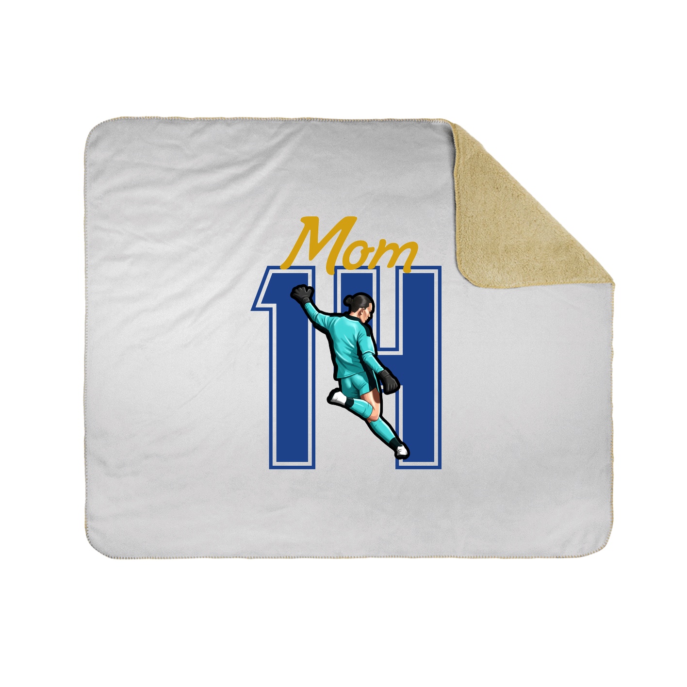 Throw Blanket — Mothers Day Shirsey in White
