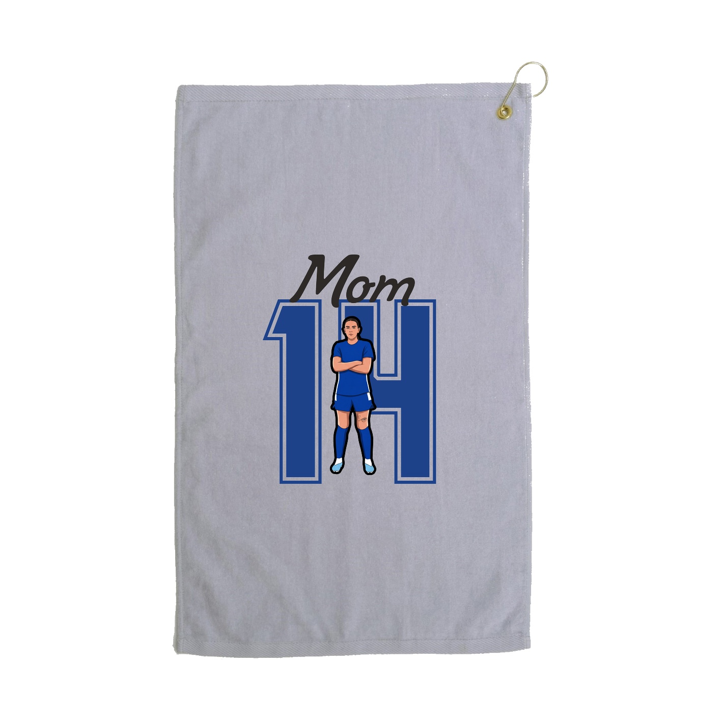 Golf Towel — Mothers Day Shirsey in Grey