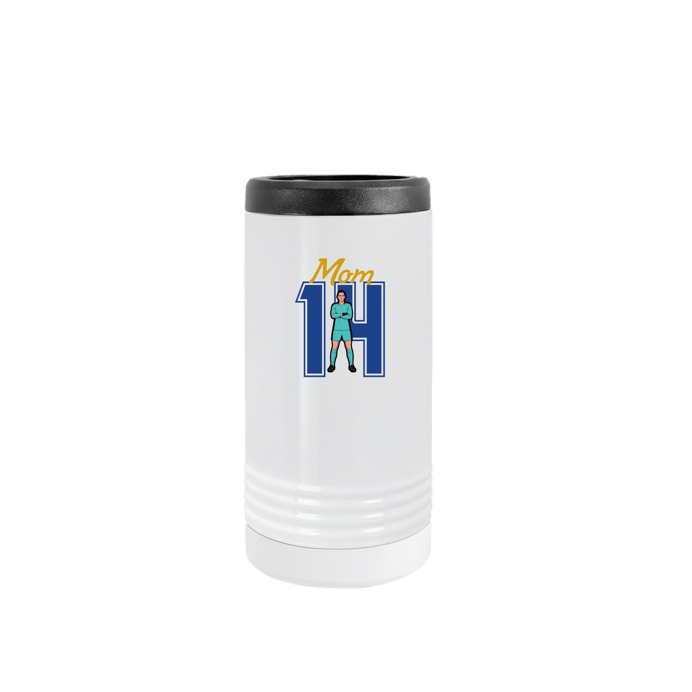 Slim Beverage Holder — Mothers Day Shirsey in White