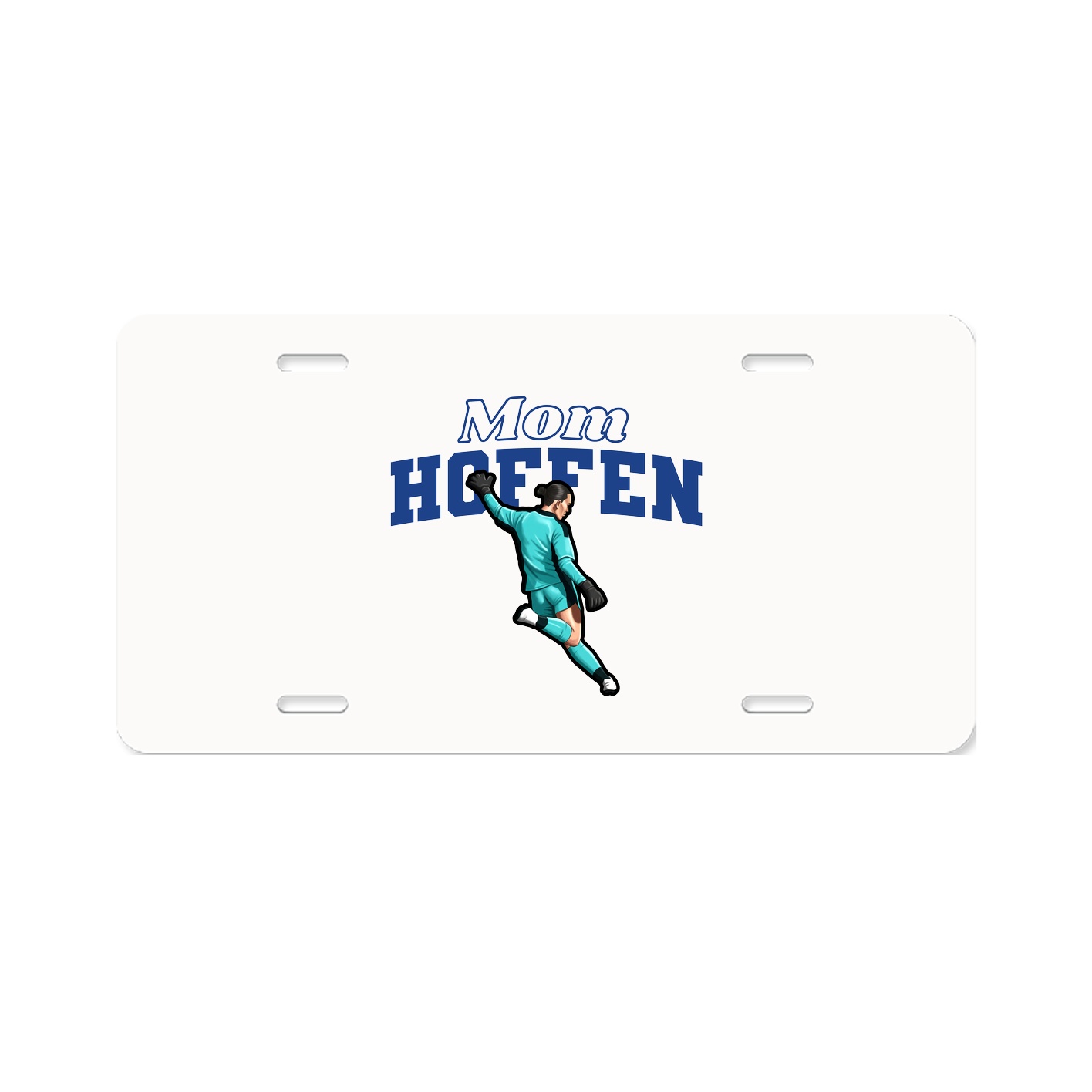 License Plate — Mothers Day Block in Classic