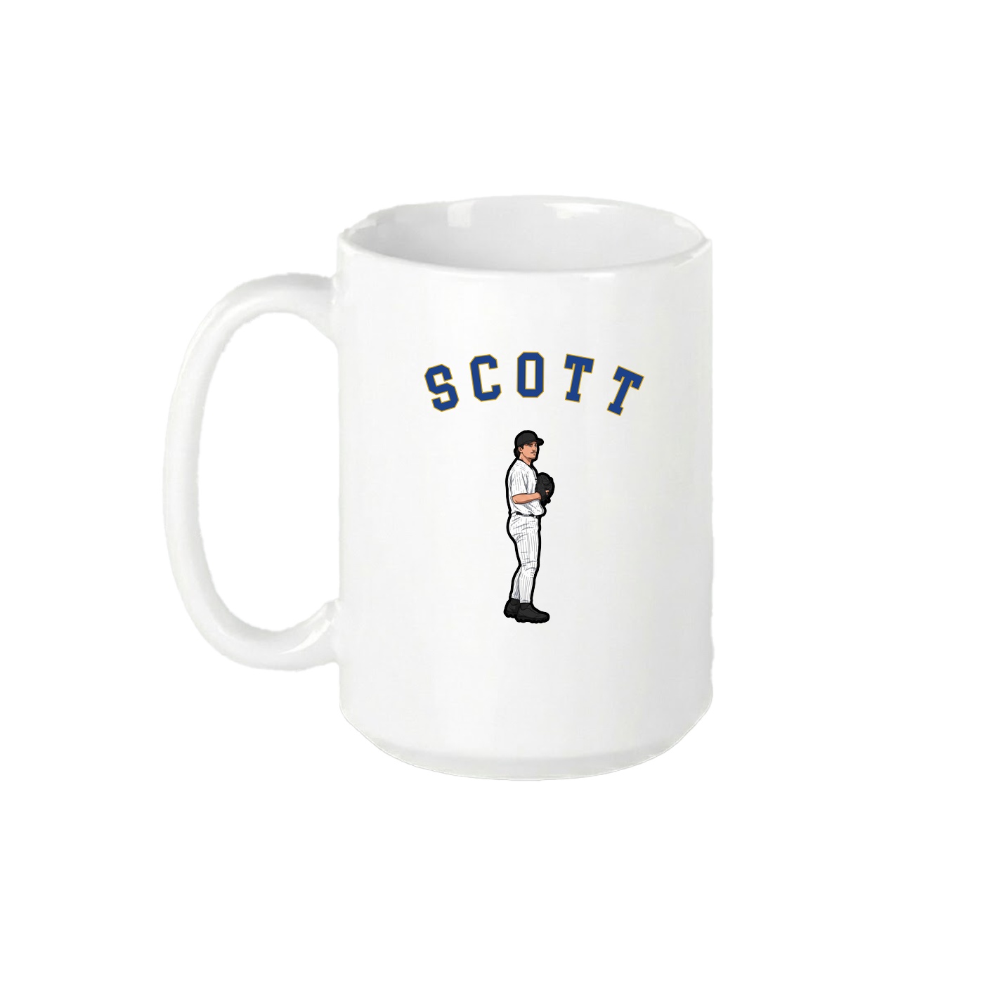 15oz Coffee Mug — Shirsey Arch in White