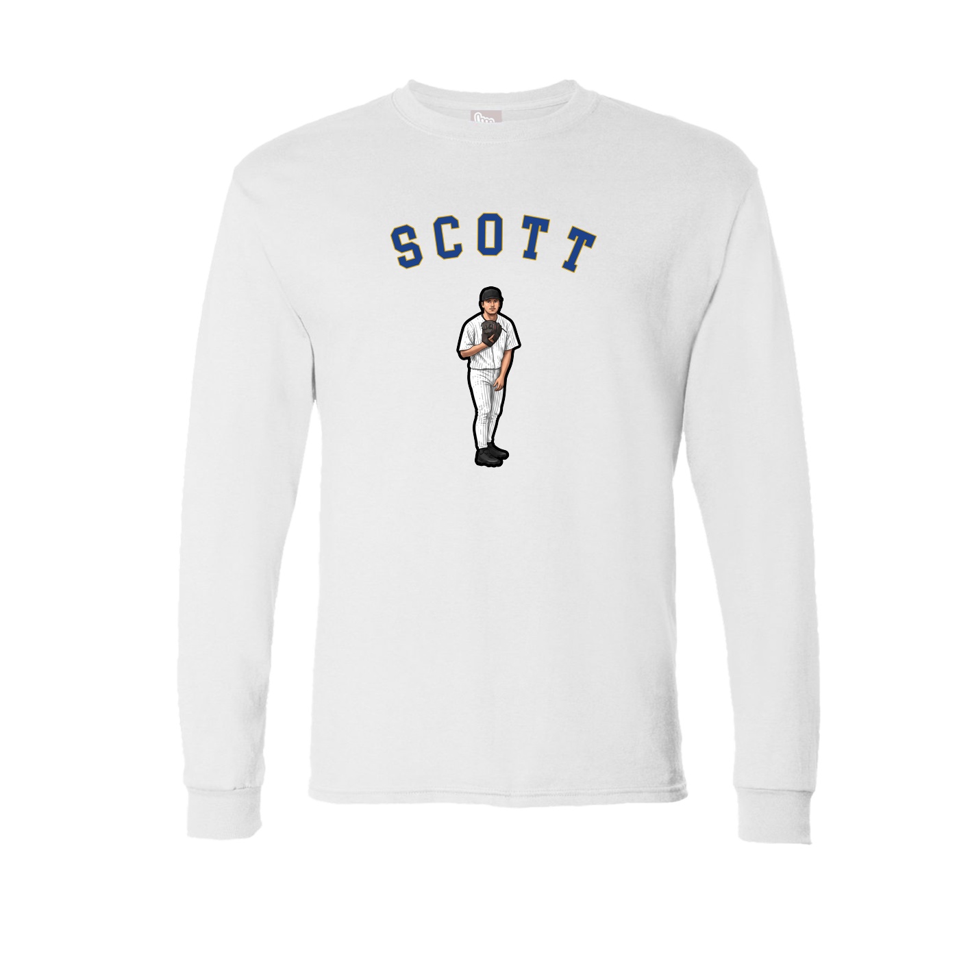Long Sleeve Tee — Shirsey Arch in White