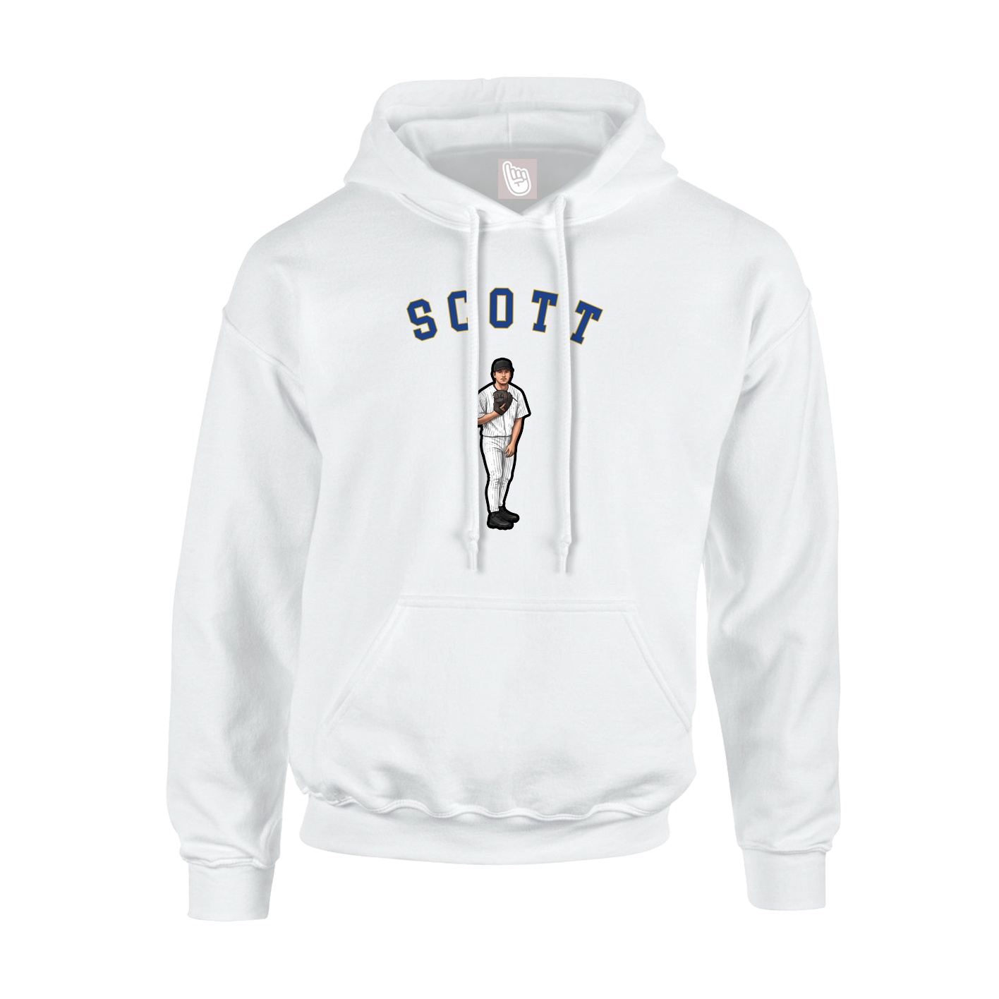 Hoodie — Shirsey Arch in White
