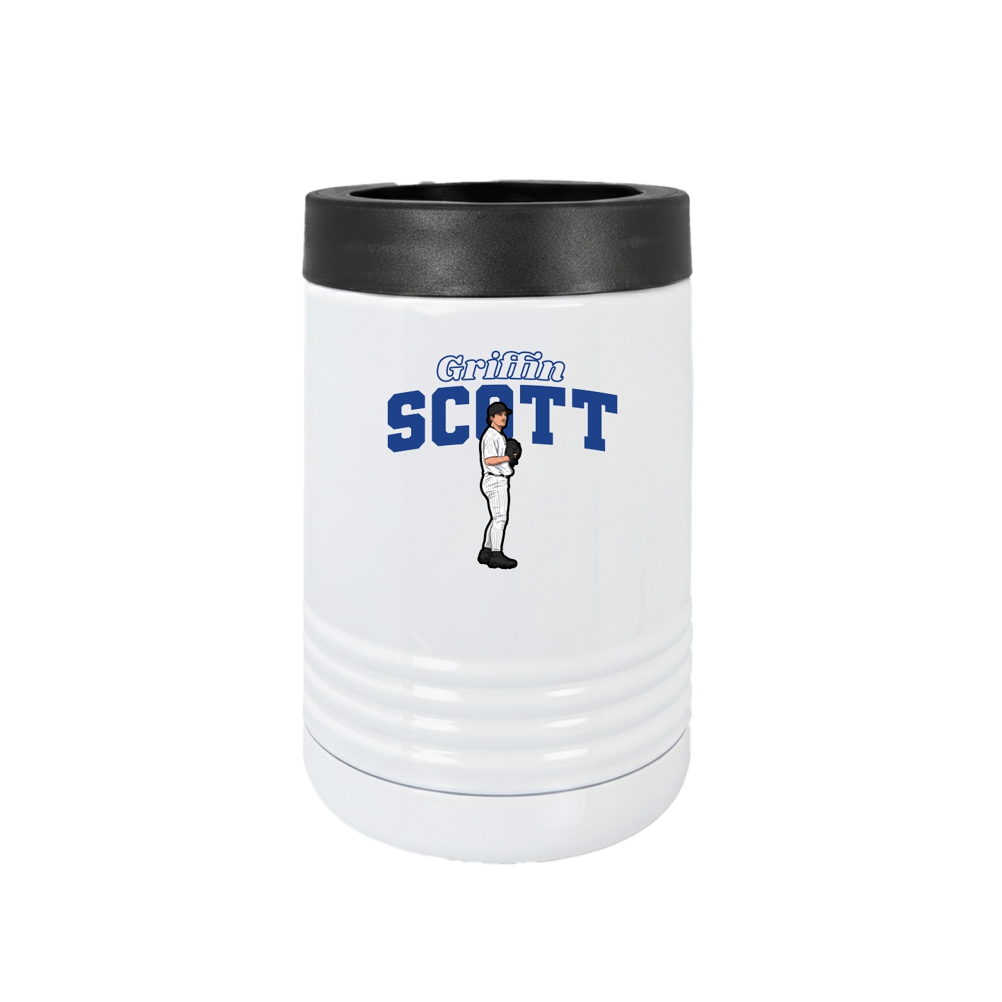 Beverage Holder — Name Arch in White