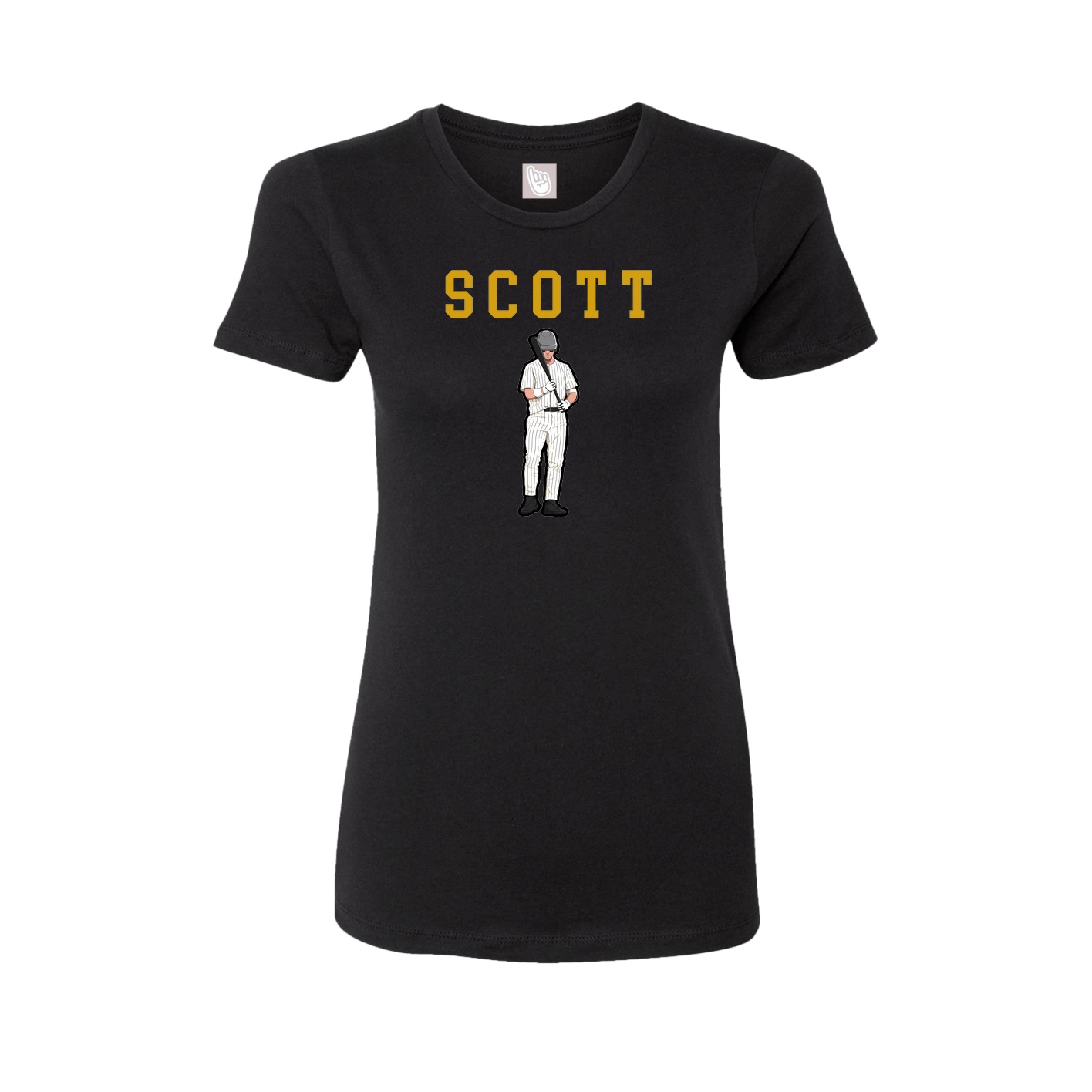 Fitted Women's Tee — Shirsey in Black