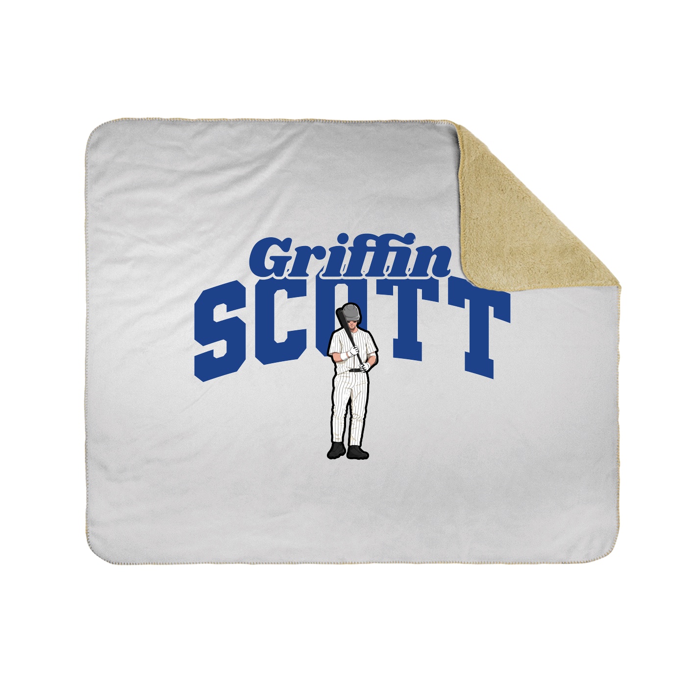 Throw Blanket — Signature Arch in White