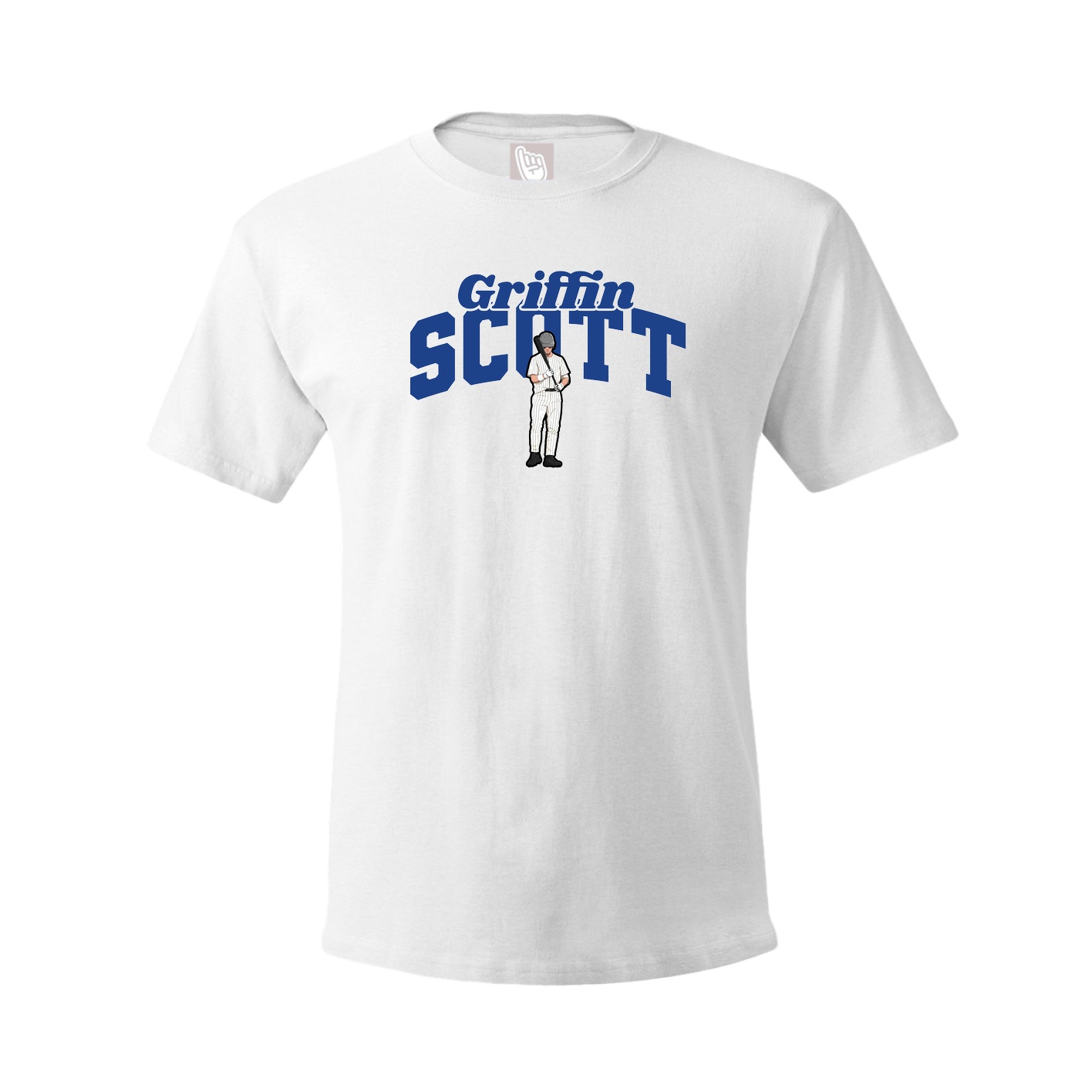 Youth Tee — Signature Arch in White