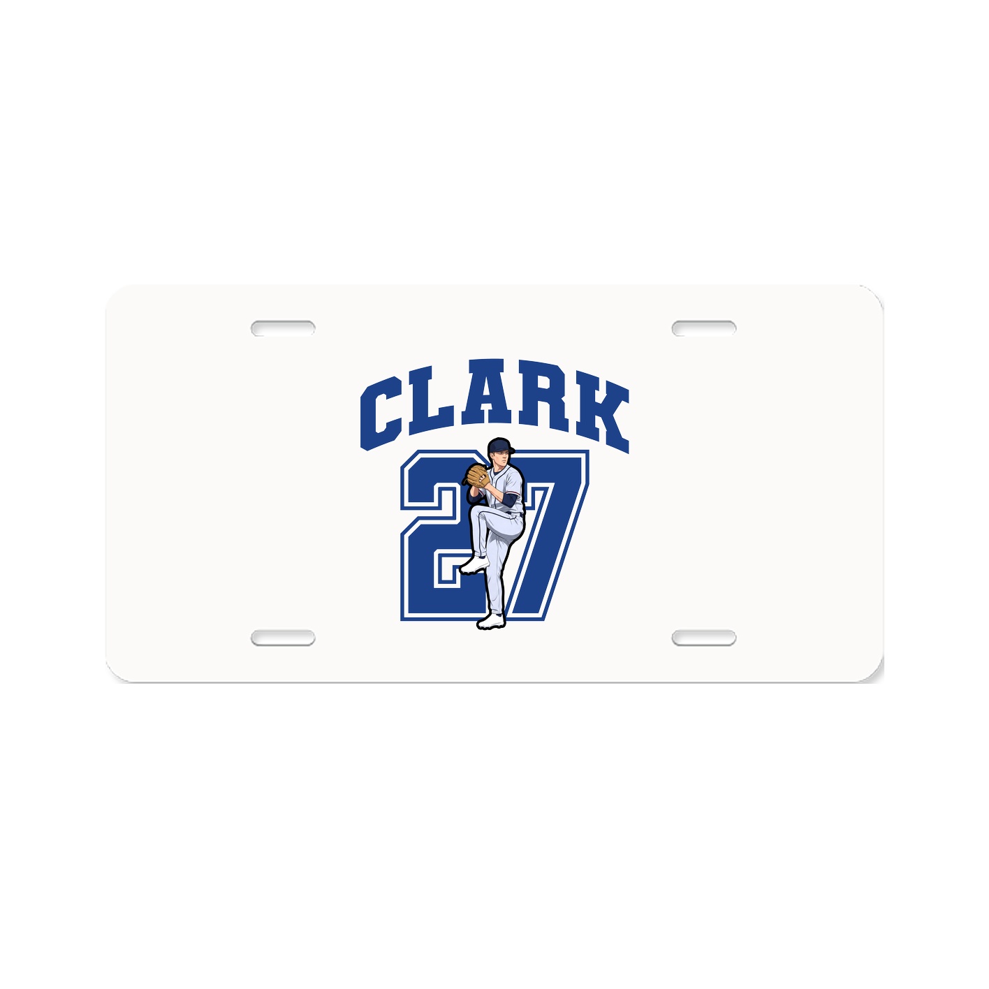 License Plate — Number in Classic