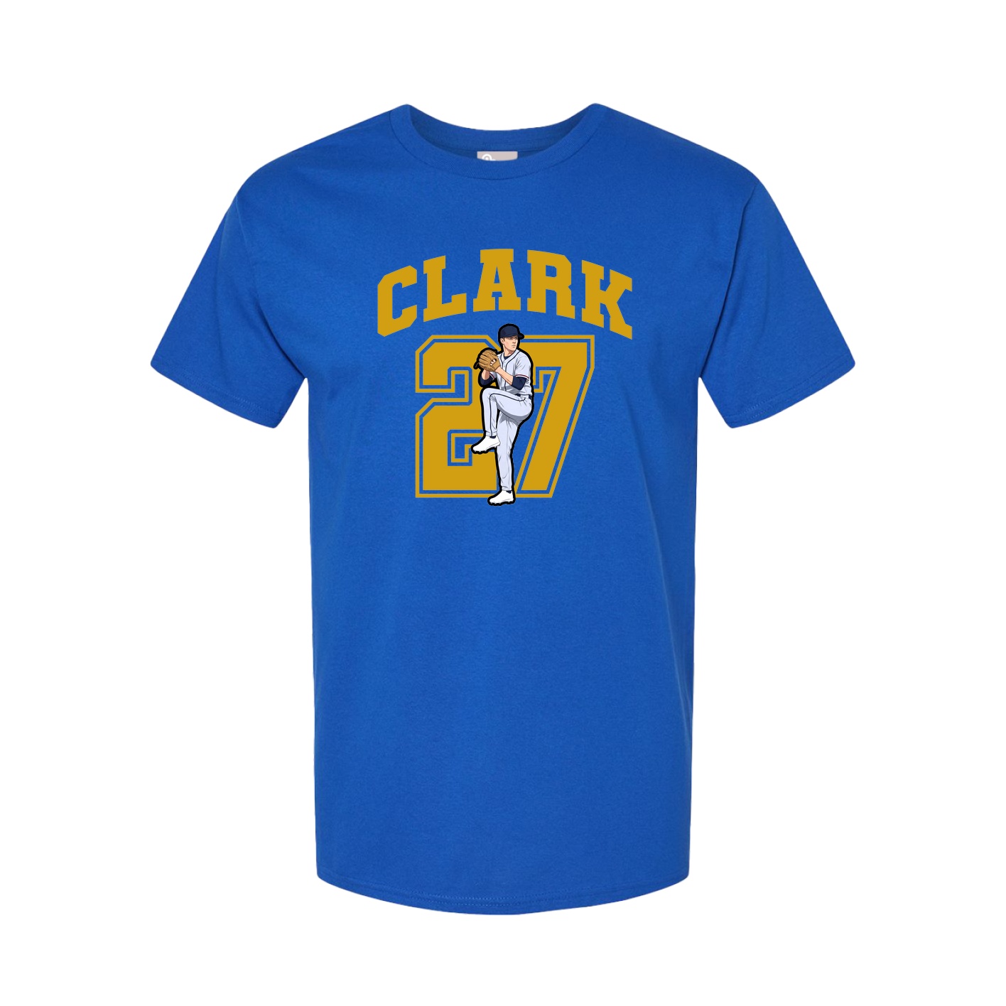 Youth Tee — Number in Royal