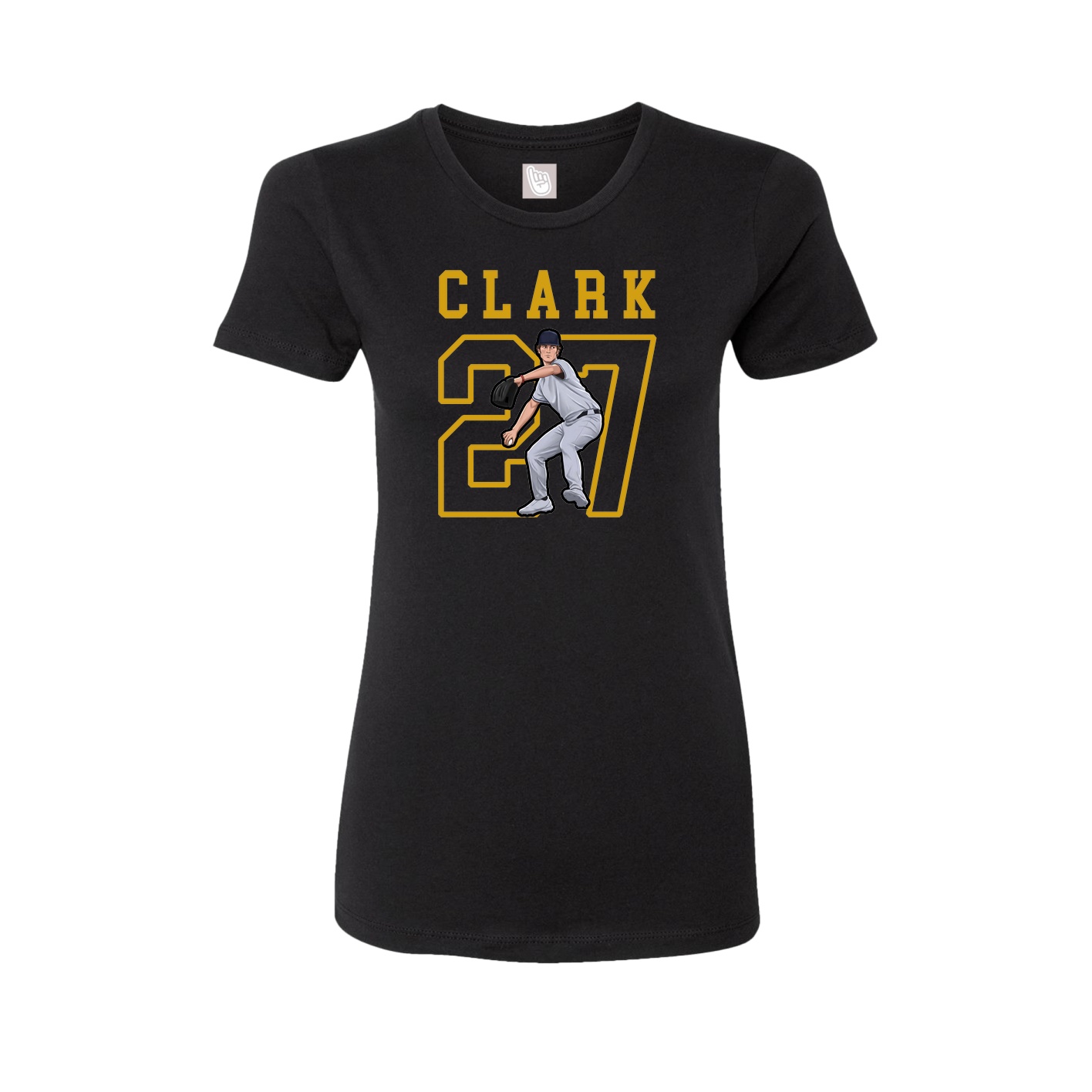 Fitted Women's Tee — Shirsey in Black